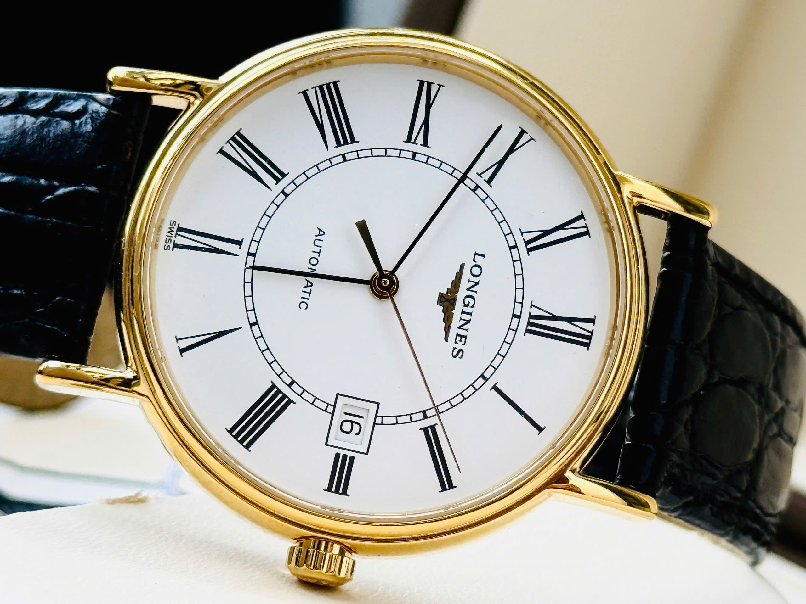 Đồng hồ Longines Presence Classic Automatic L4.921.2.11.2 chính hãng 8