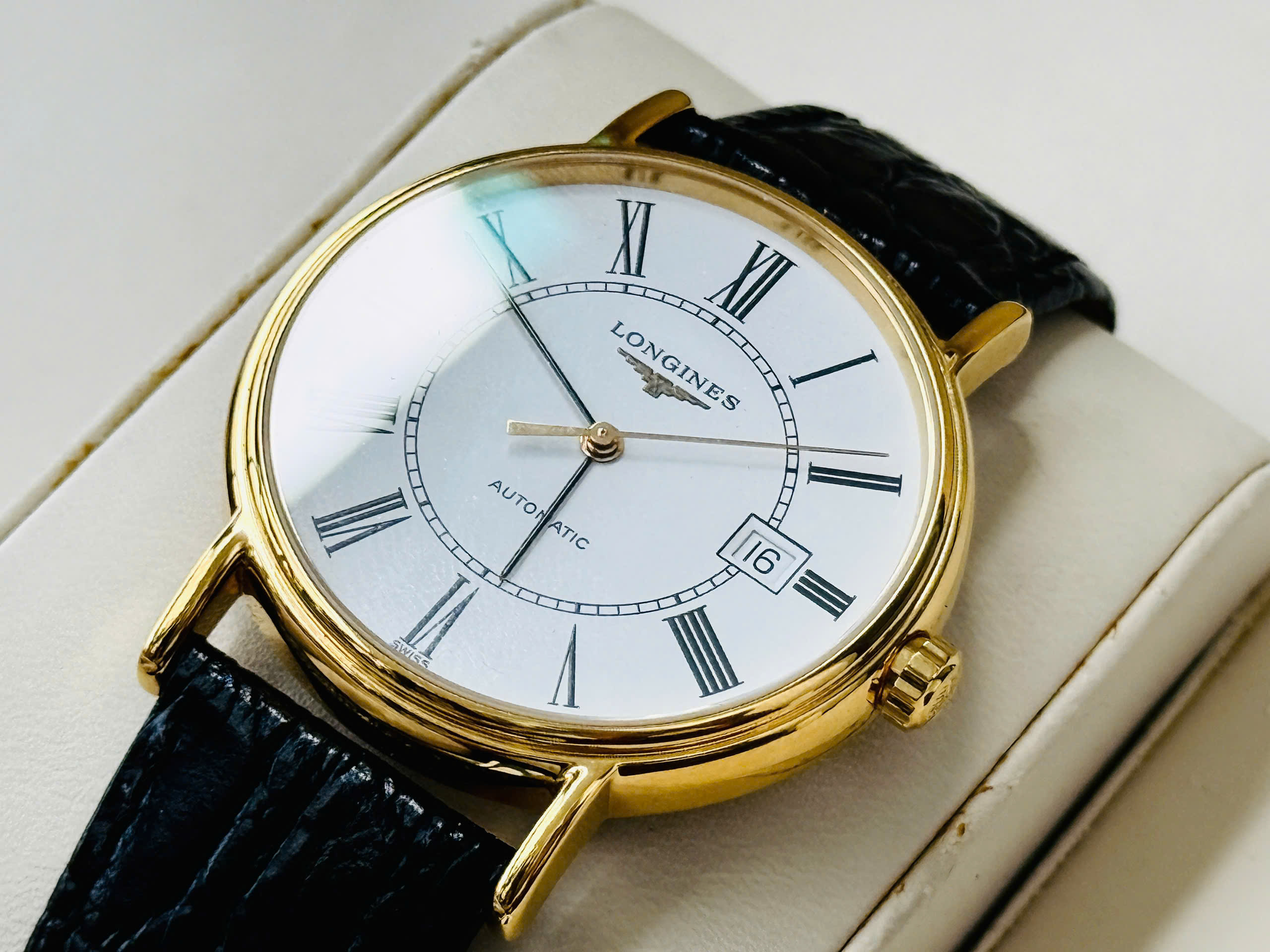 Đồng hồ Longines Presence Classic Automatic L4.921.2.11.2 chính hãng 9