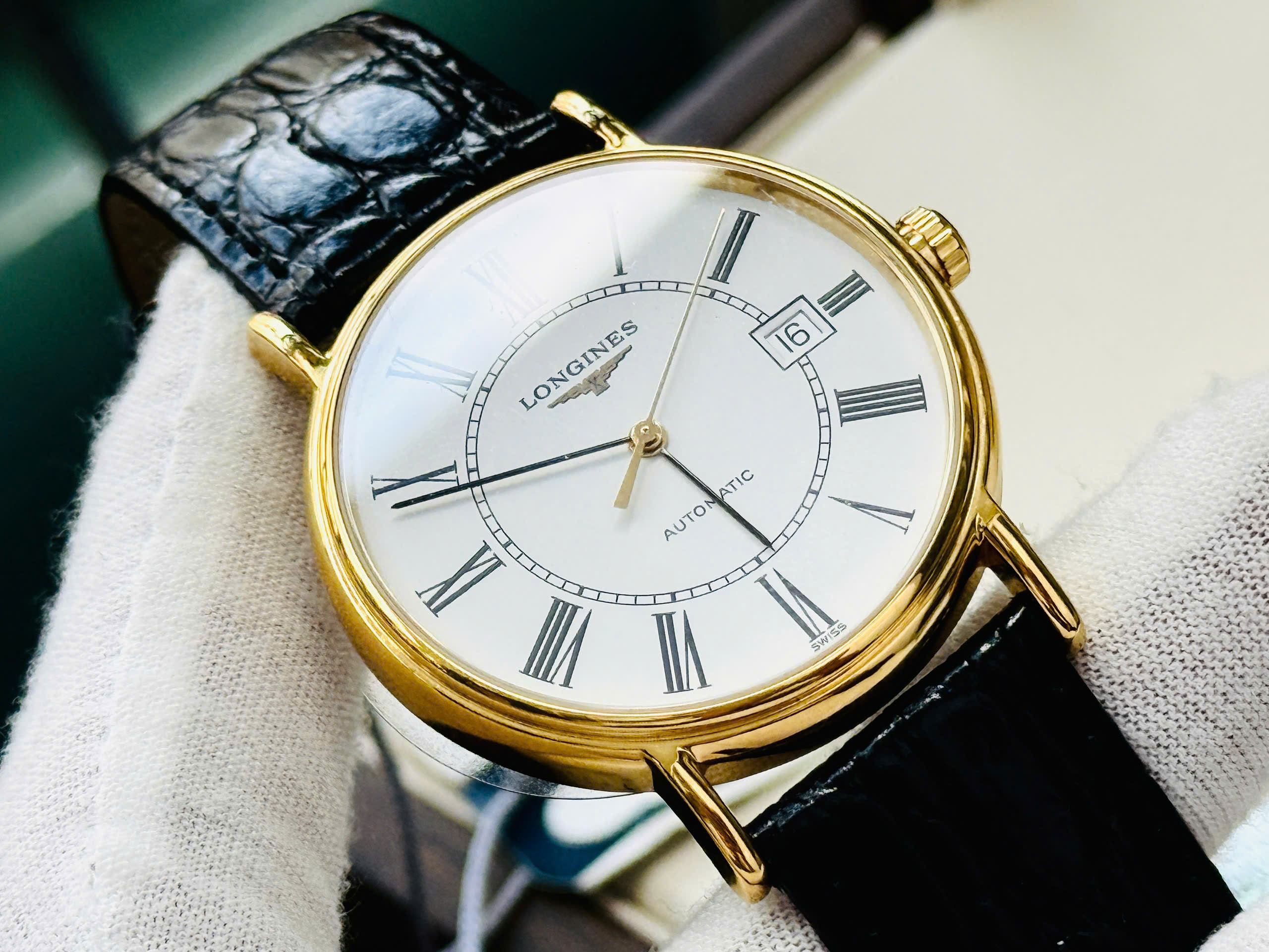 Đồng hồ Longines Presence Classic Automatic L4.921.2.11.2 chính hãng 10