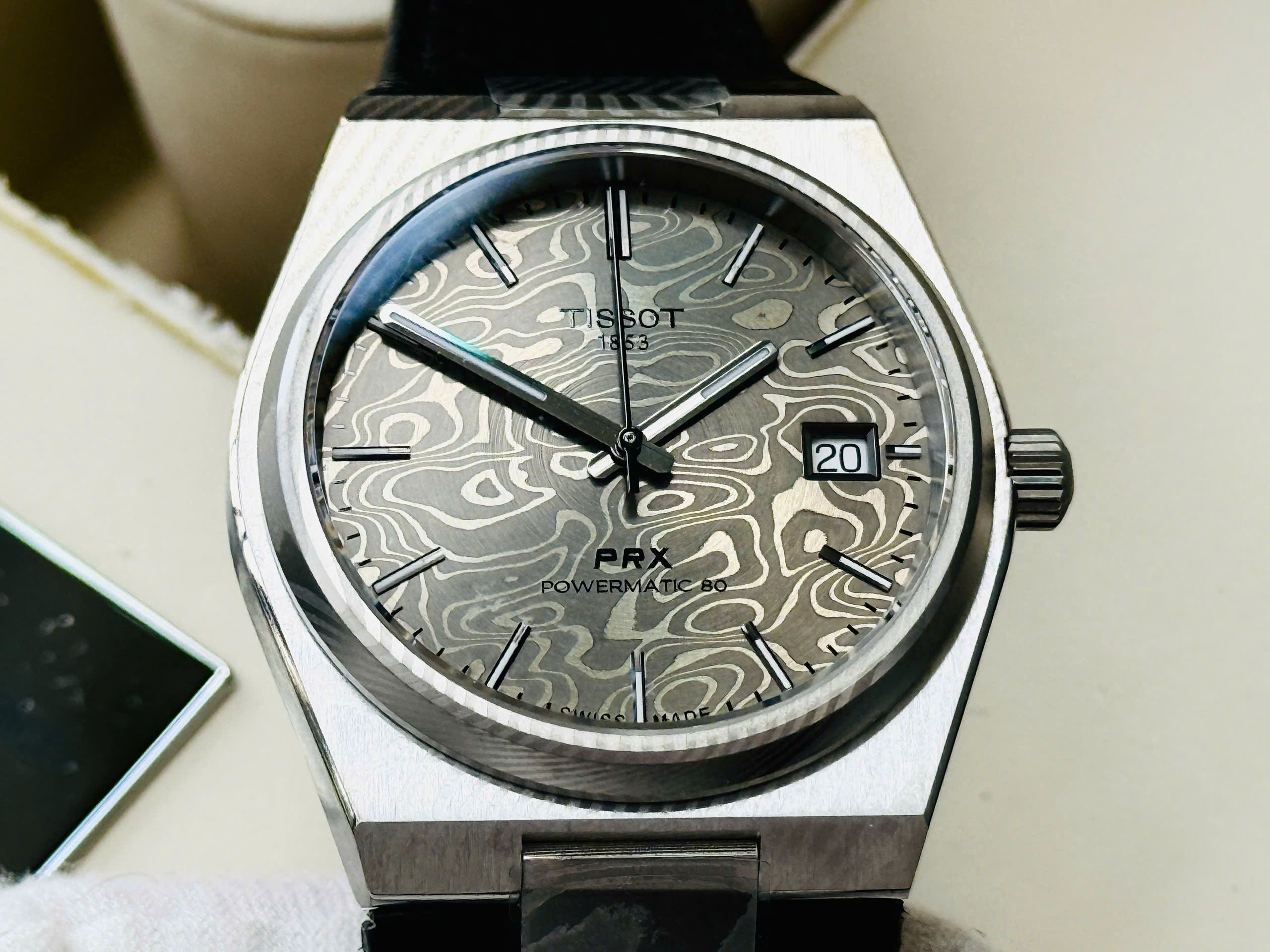 Đồng hồ Tissot PRX Powermatic 80 Damascus T137.807.96.081.00 Chính Hãng 1