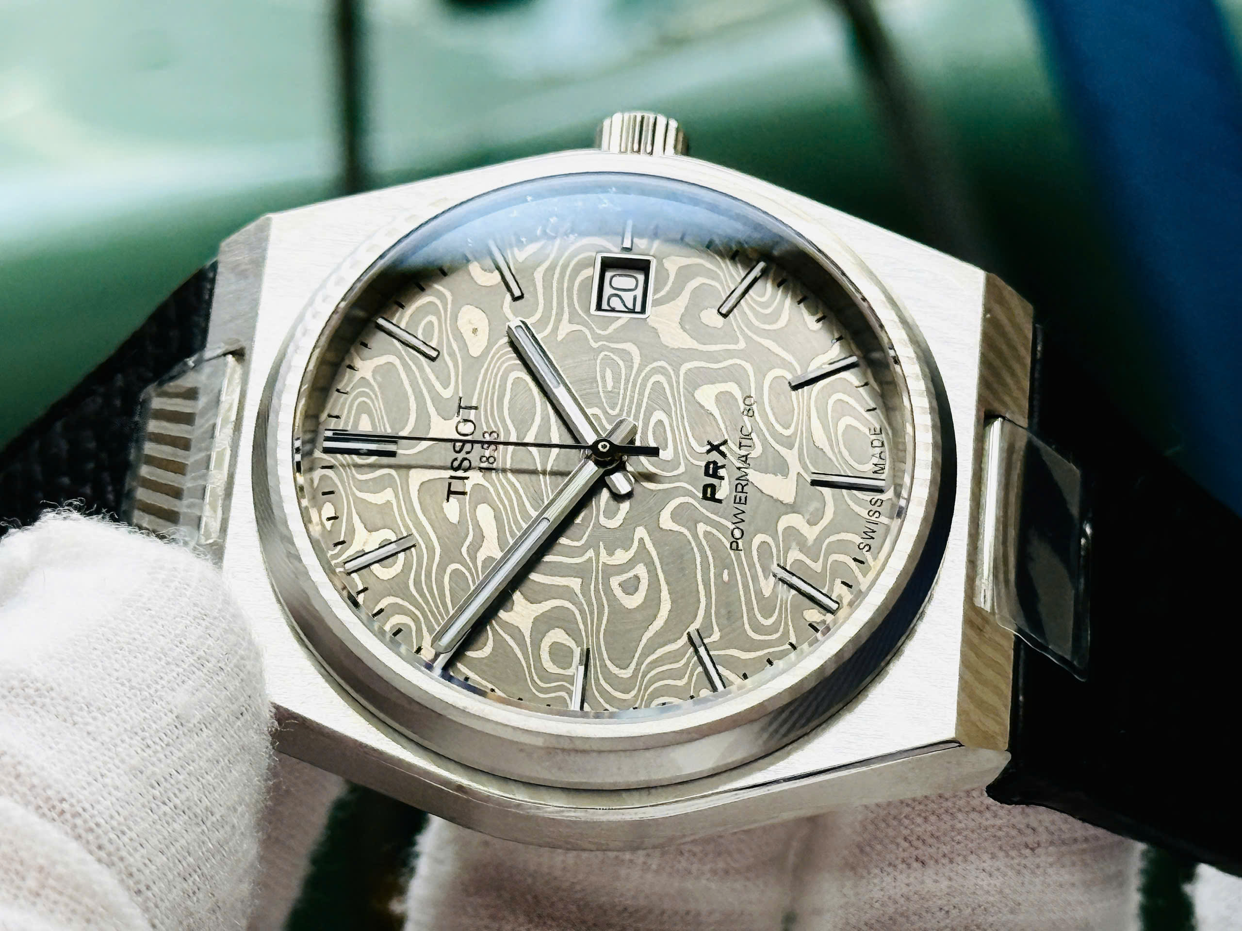 Đồng hồ Tissot PRX Powermatic 80 Damascus  T137.807.96.081.00  Chính Hãng 5