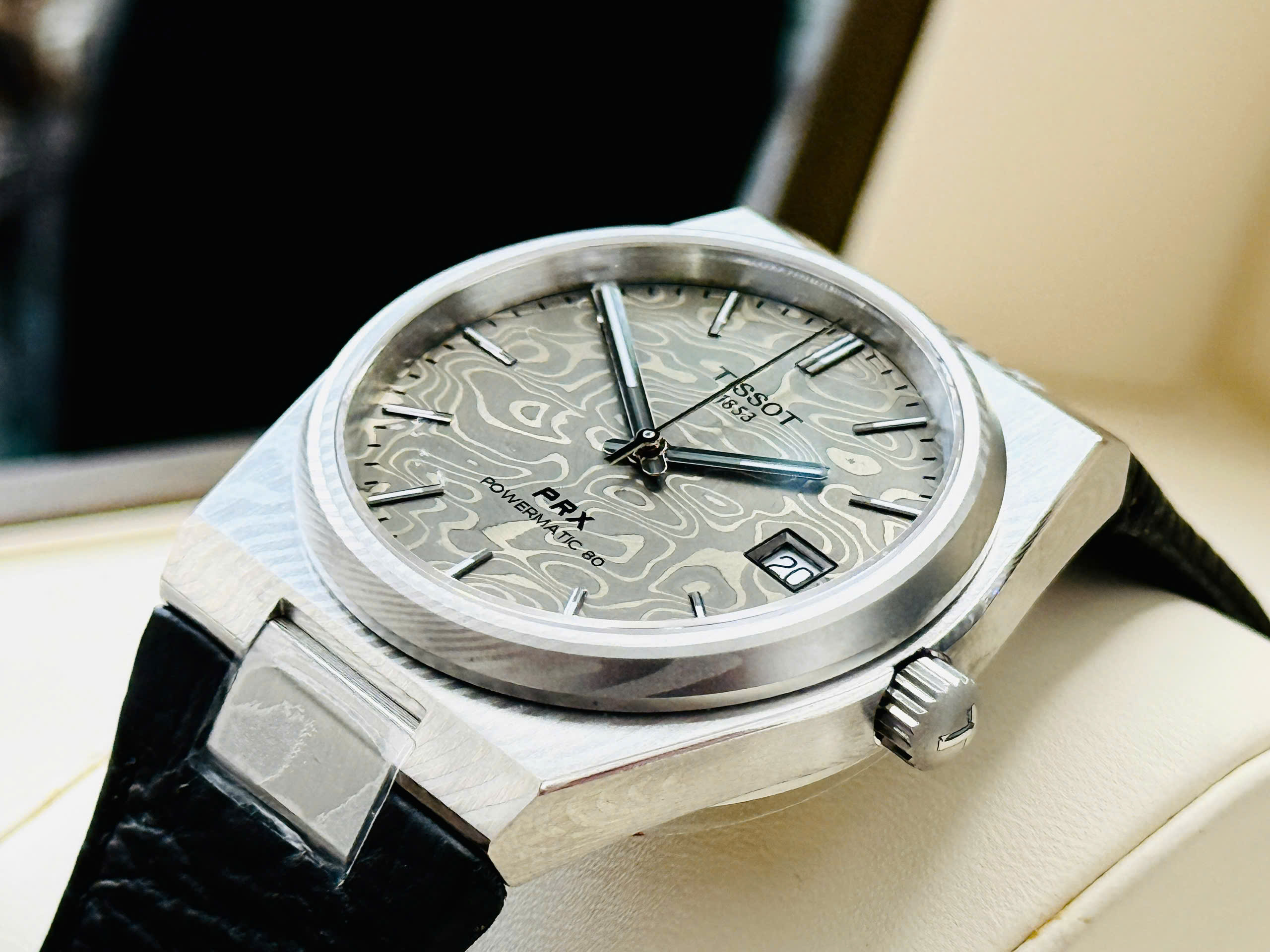 Đồng hồ Tissot PRX Powermatic 80 Damascus  T137.807.96.081.00  Chính Hãng 7