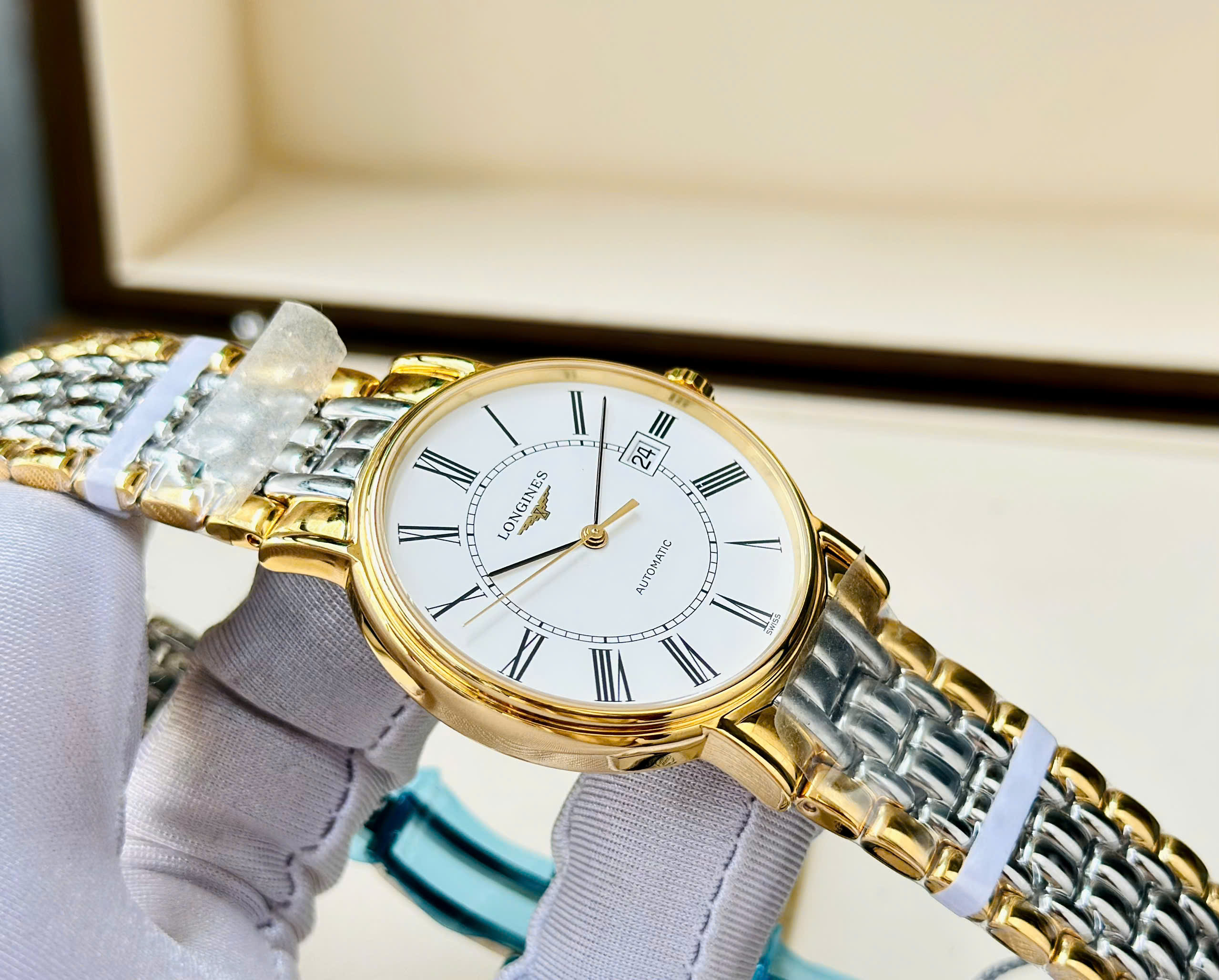 Đồng hồ Longines Automatic Presence L4.921.2.11.7 chính hãng 2