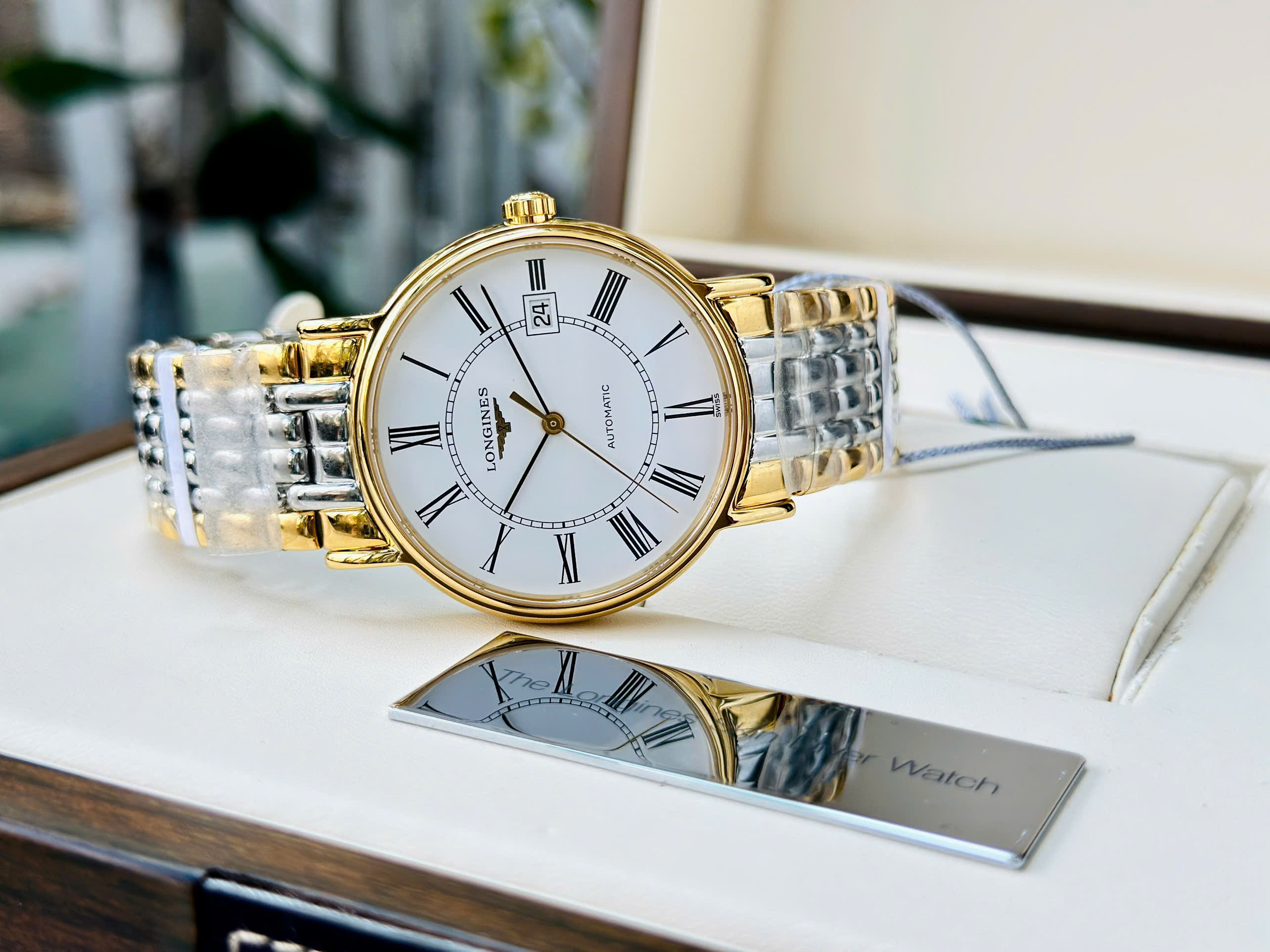 Đồng hồ Longines Automatic Presence L4.921.2.11.7 chính hãng 4