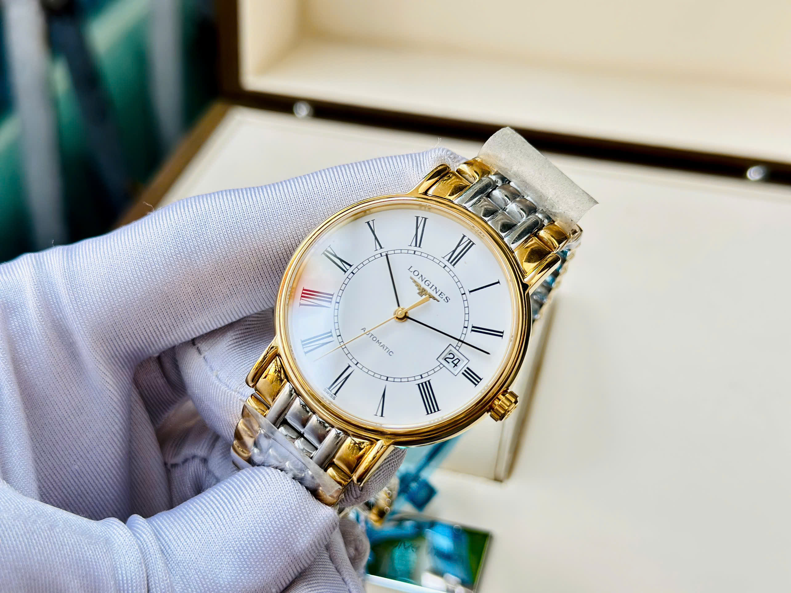 Đồng hồ Longines Automatic Presence L4.921.2.11.7 chính hãng 6