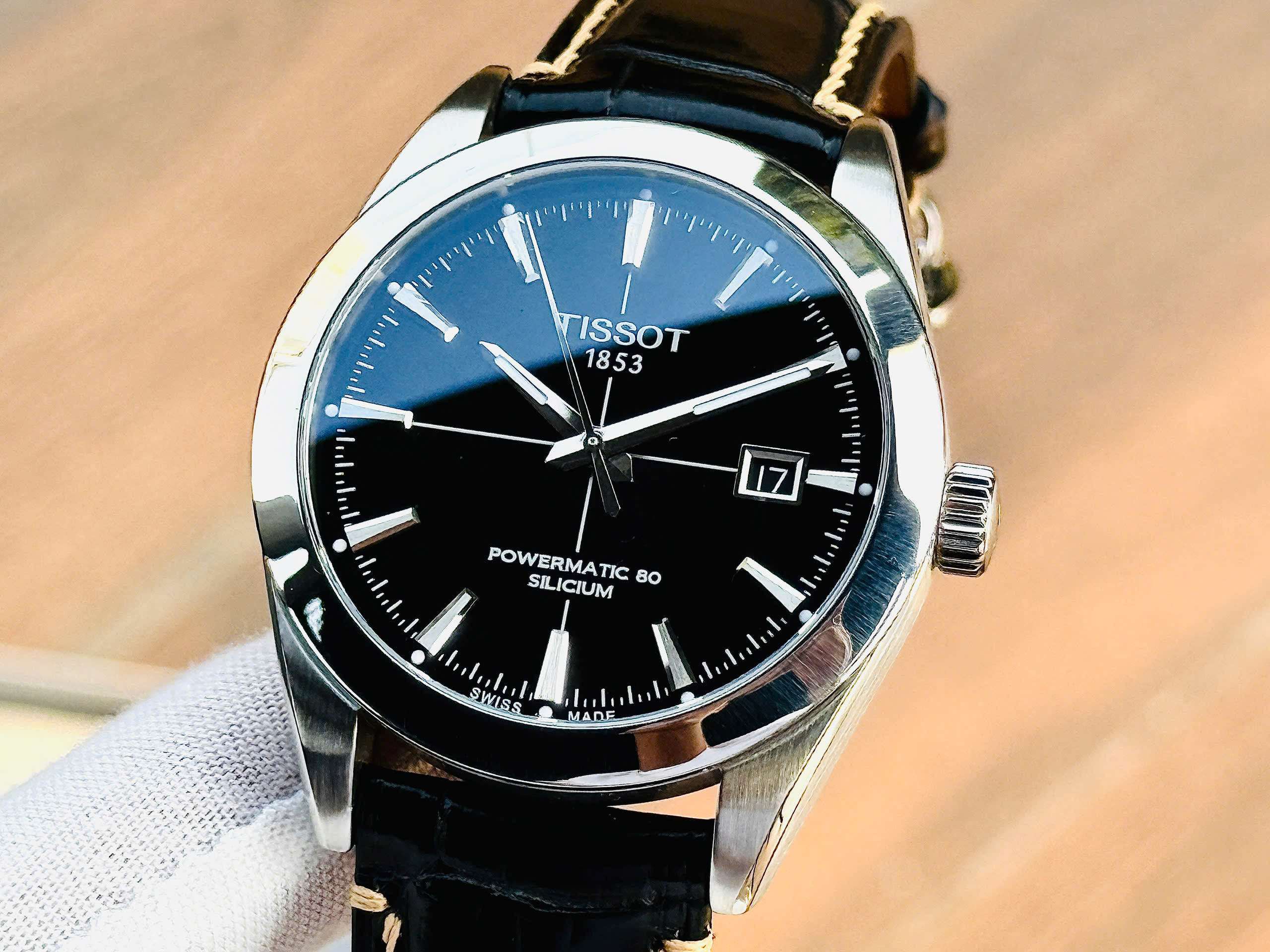 Đồng hồ TISSOT Gentleman Powermatic 80 Silicium 40mm T127.407.16.051.01 QSD 1