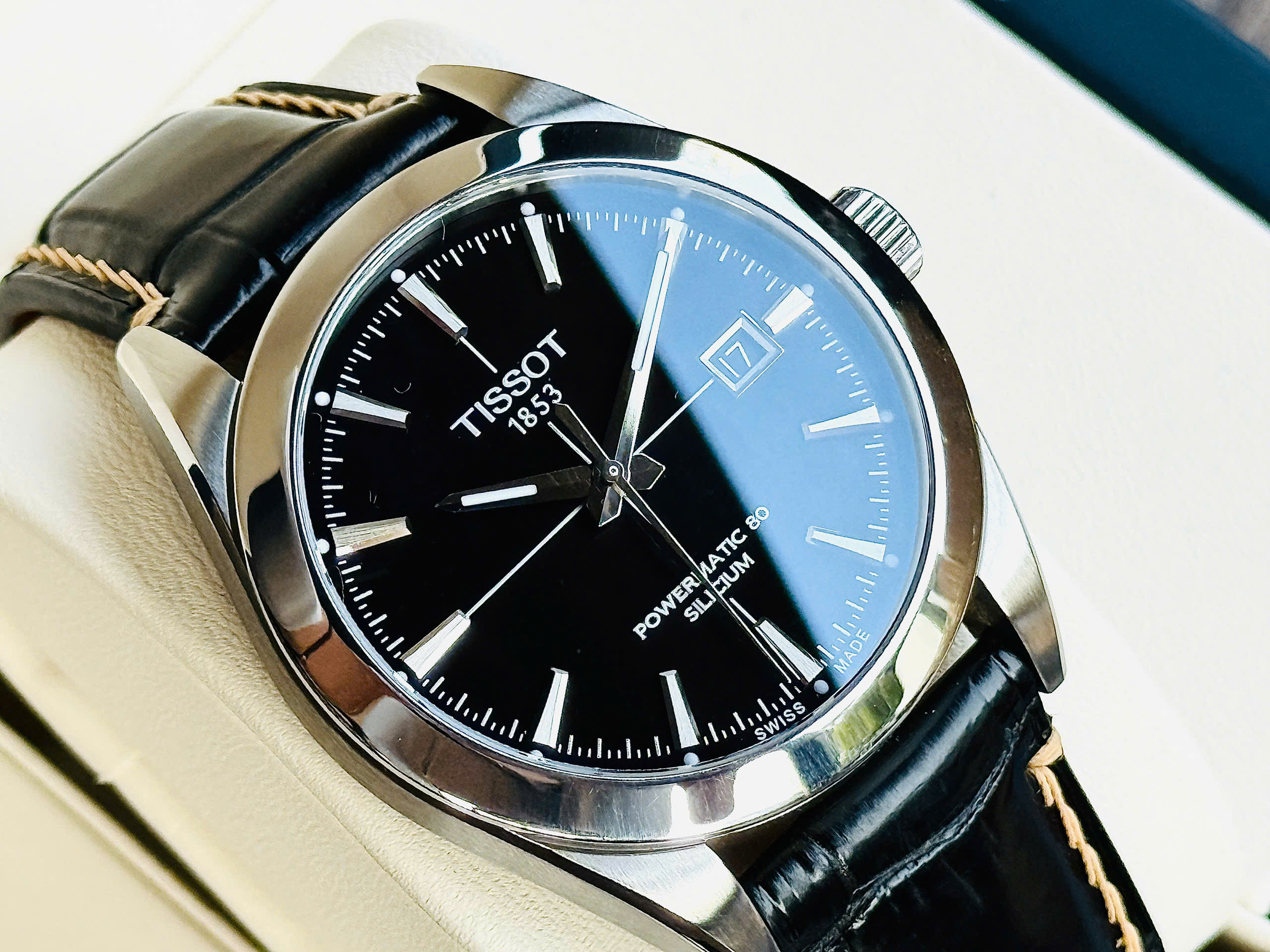 Đồng hồ TISSOT  Gentleman Powermatic 80 Silicium 40mm T127.407.16.051.01 QSD 2