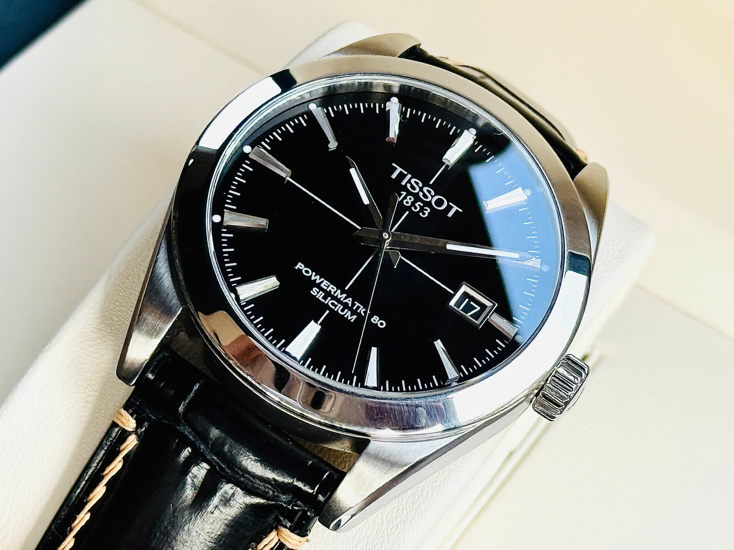 Đồng hồ TISSOT  Gentleman Powermatic 80 Silicium 40mm T127.407.16.051.01 QSD 3