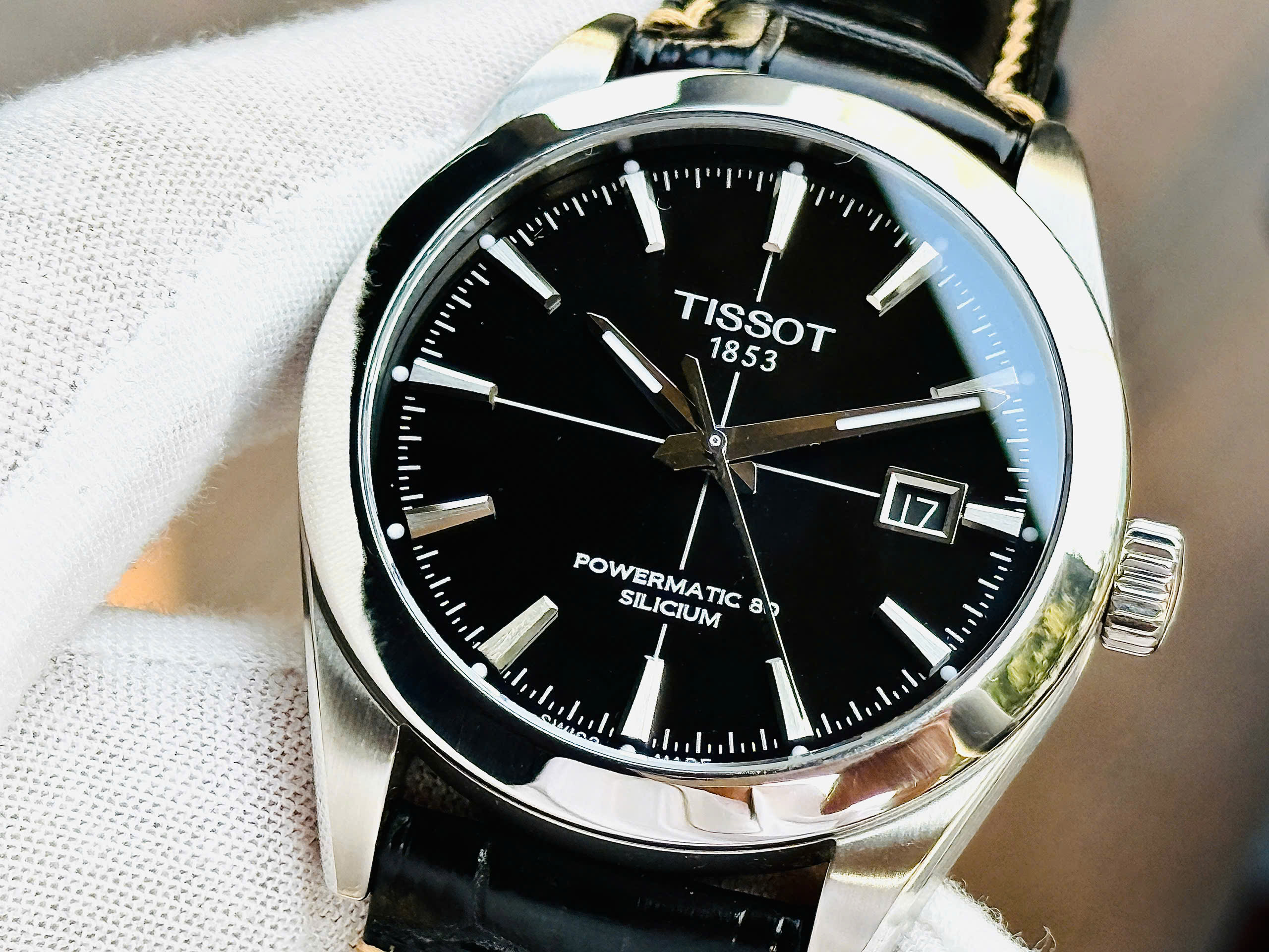 Đồng hồ TISSOT  Gentleman Powermatic 80 Silicium 40mm T127.407.16.051.01 QSD 5