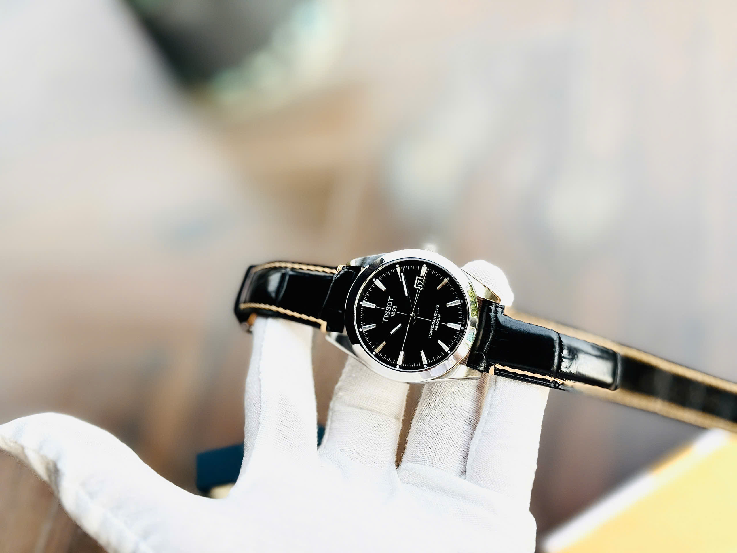 Đồng hồ TISSOT  Gentleman Powermatic 80 Silicium 40mm T127.407.16.051.01 QSD 6