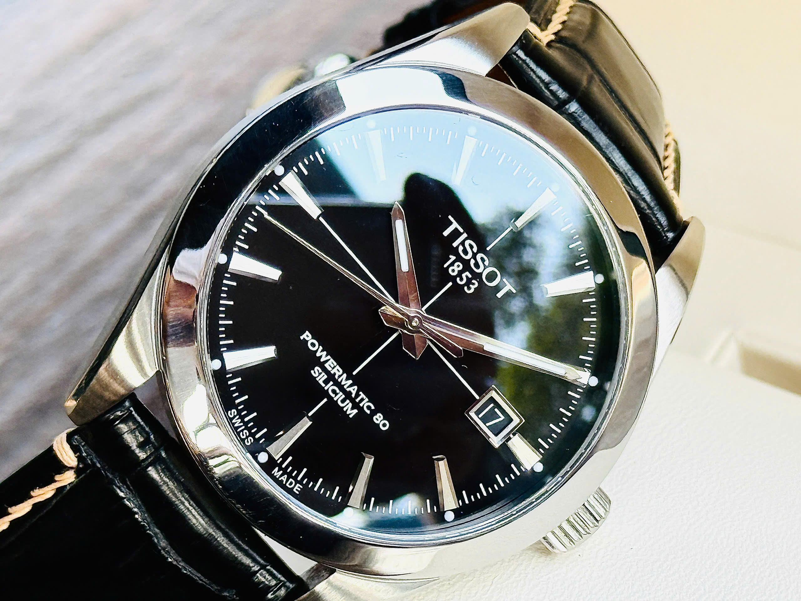 Đồng hồ TISSOT  Gentleman Powermatic 80 Silicium 40mm T127.407.16.051.01 QSD 7