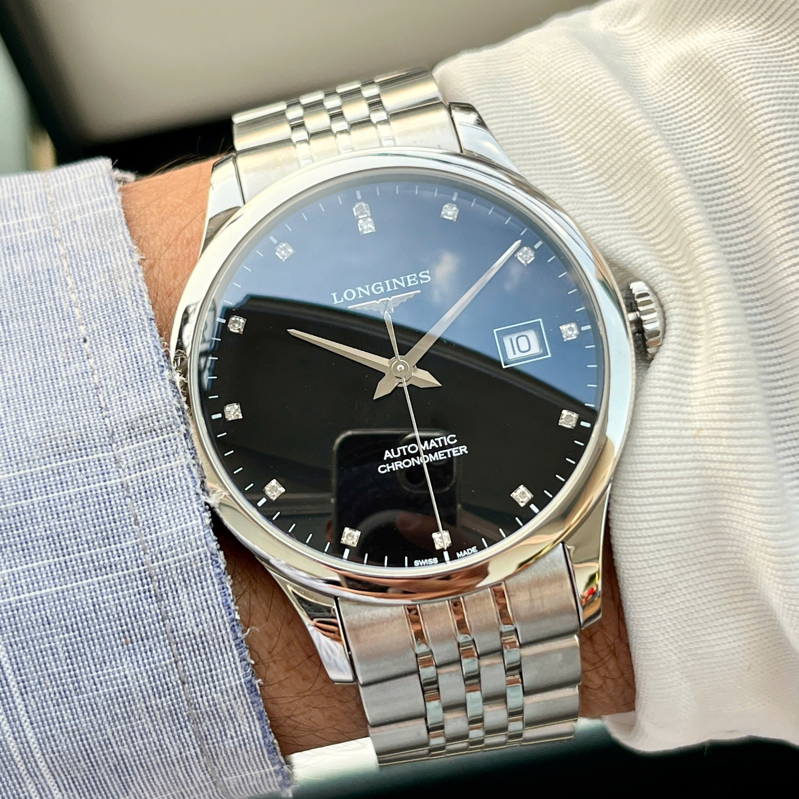 Đồng hồ Longines Record L2.820.4.57.6 QSD 4