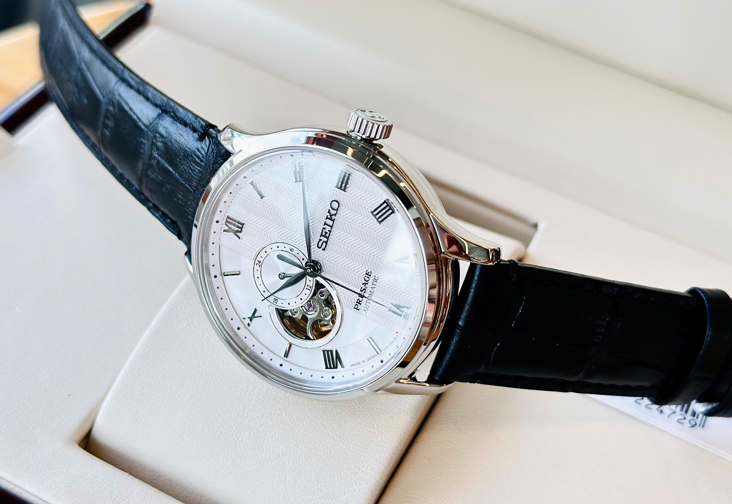 Đồng hồ nam Seiko Presage Open Heart  SSA379J1 chính hãng 7
