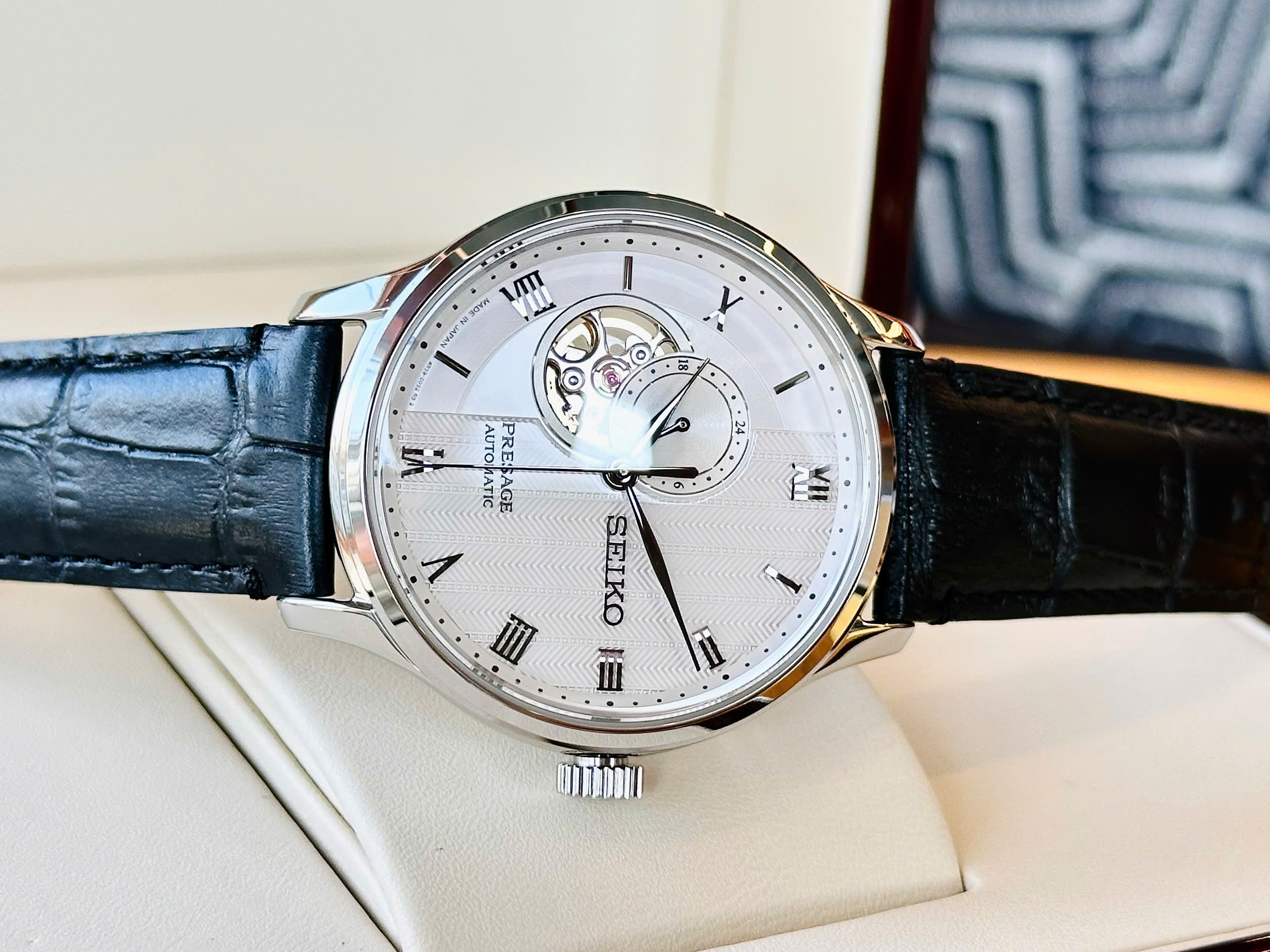 Đồng hồ nam Seiko Presage Open Heart  SSA379J1 chính hãng 10