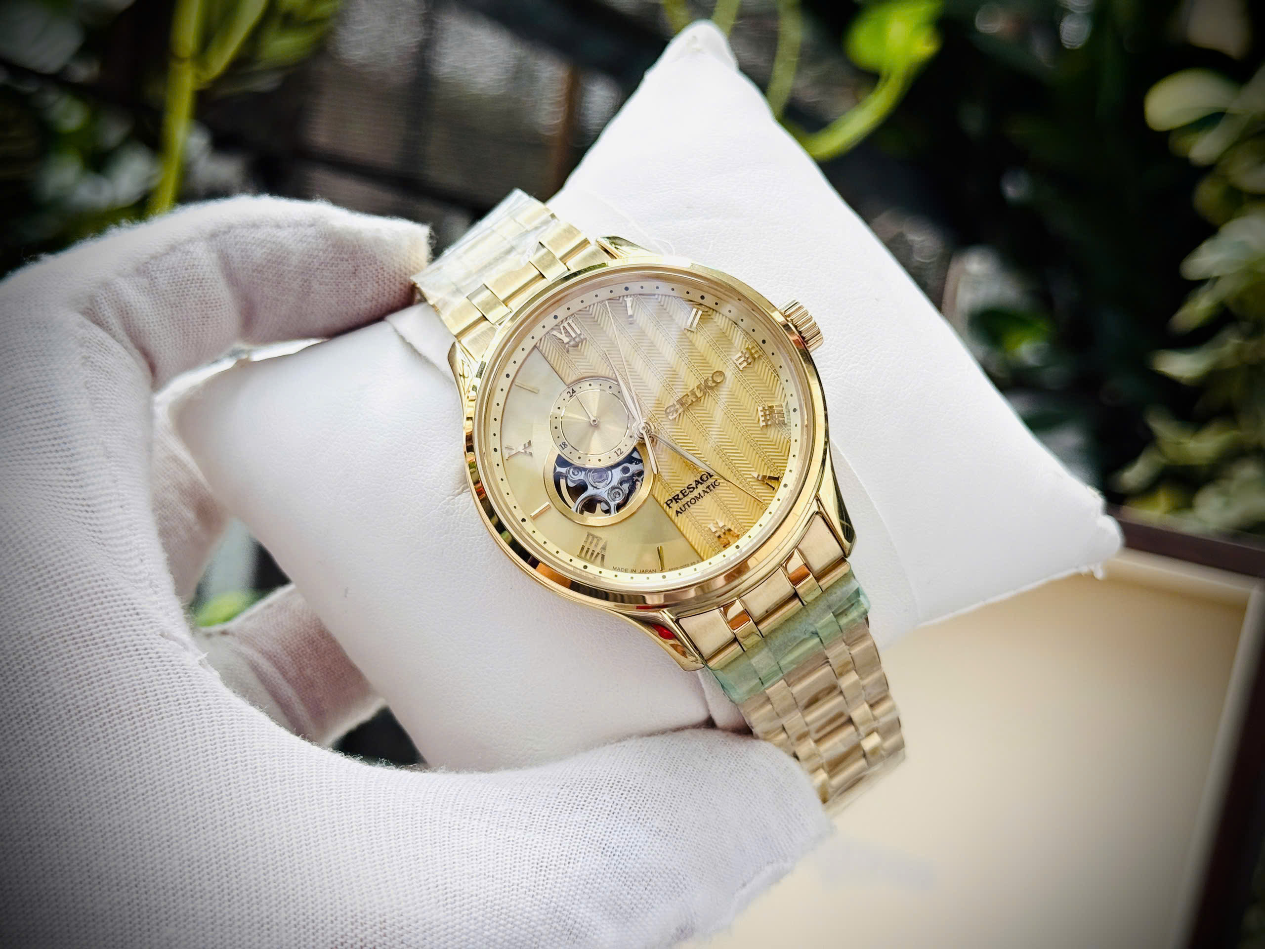 Đồng hồ nam Seiko Presage Zen Garden Kyoto Golden Age SSA468J1 chính hãng 3