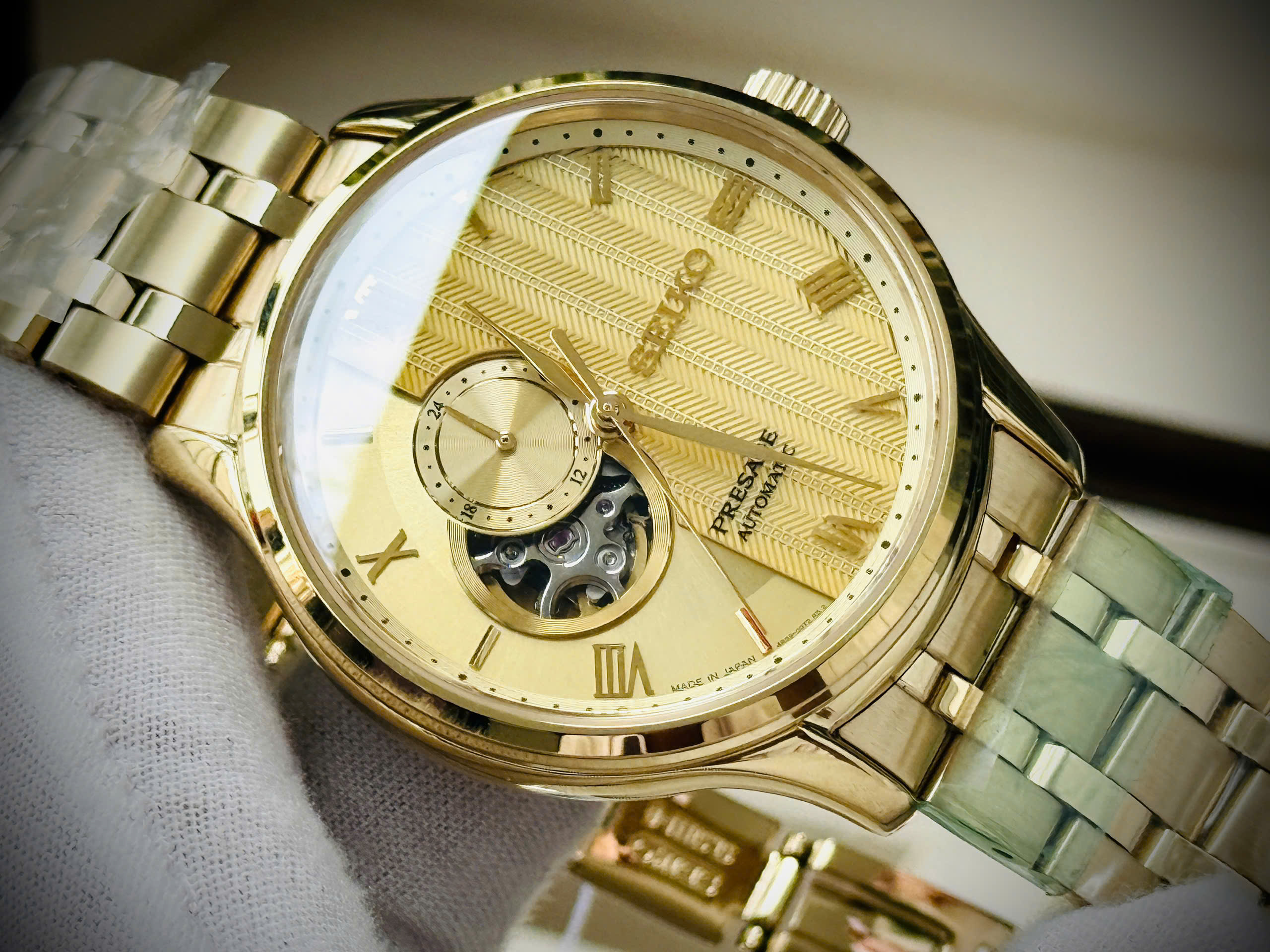 Đồng hồ nam Seiko Presage Zen Garden Kyoto Golden Age SSA468J1 chính hãng 5