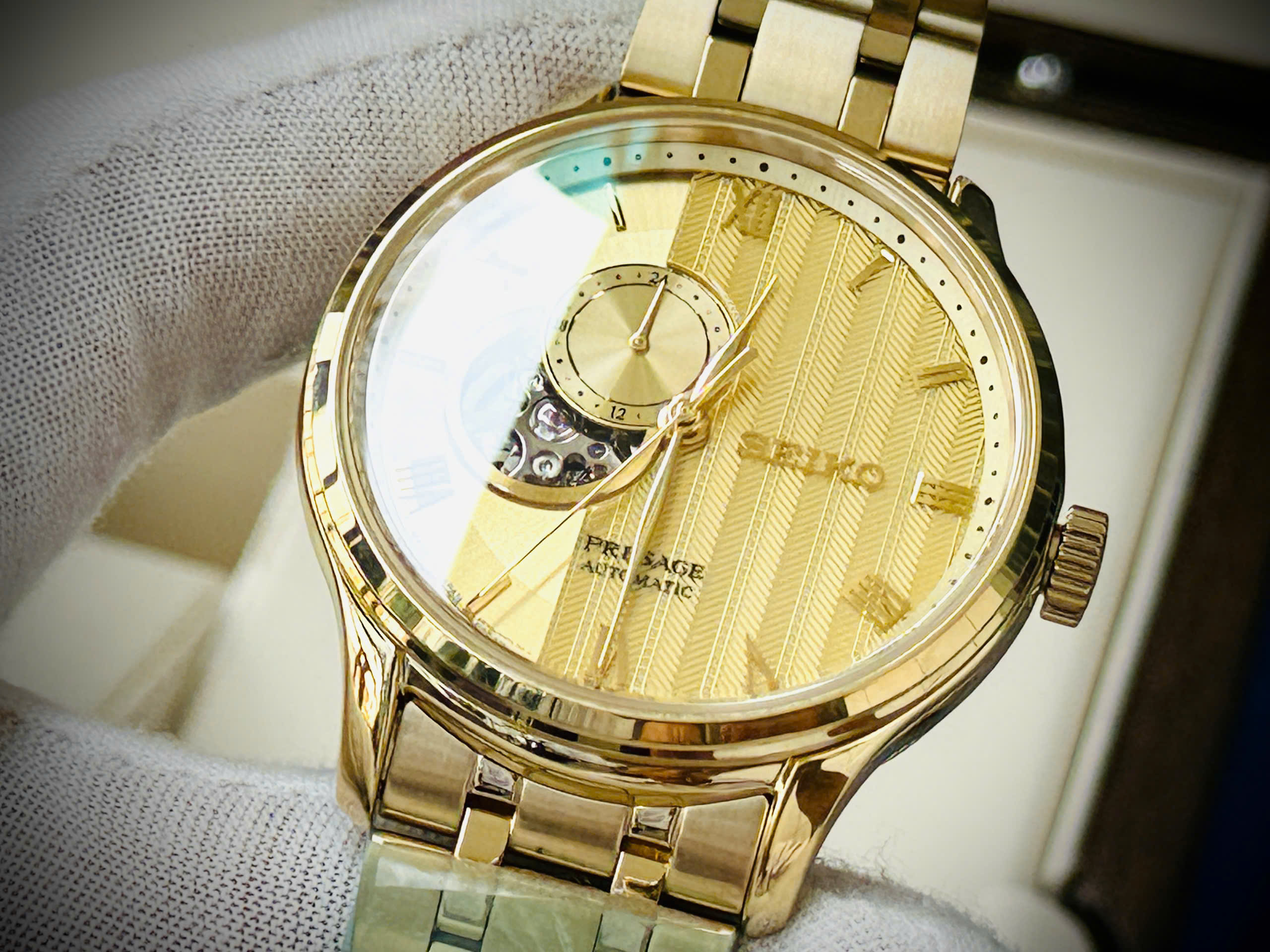 Đồng hồ nam Seiko Presage Zen Garden Kyoto Golden Age SSA468J1 chính hãng 8