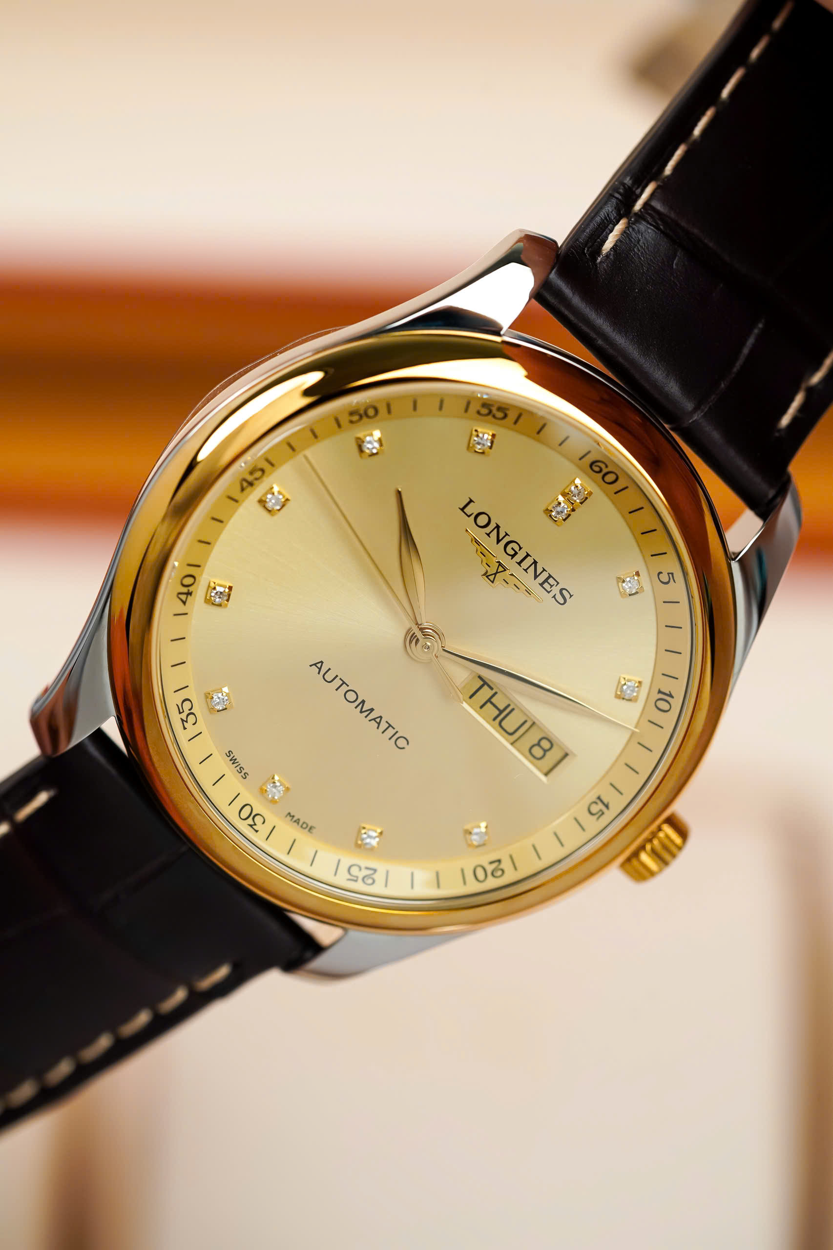 Đồng hồ nam Longines Master Diamond L2.755.5.37.3 chính hãng 6
