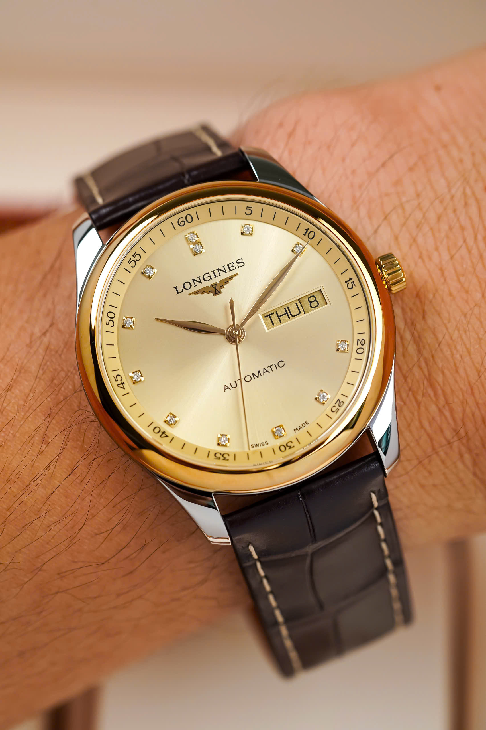 Đồng hồ nam Longines Master Diamond L2.755.5.37.3 chính hãng 7