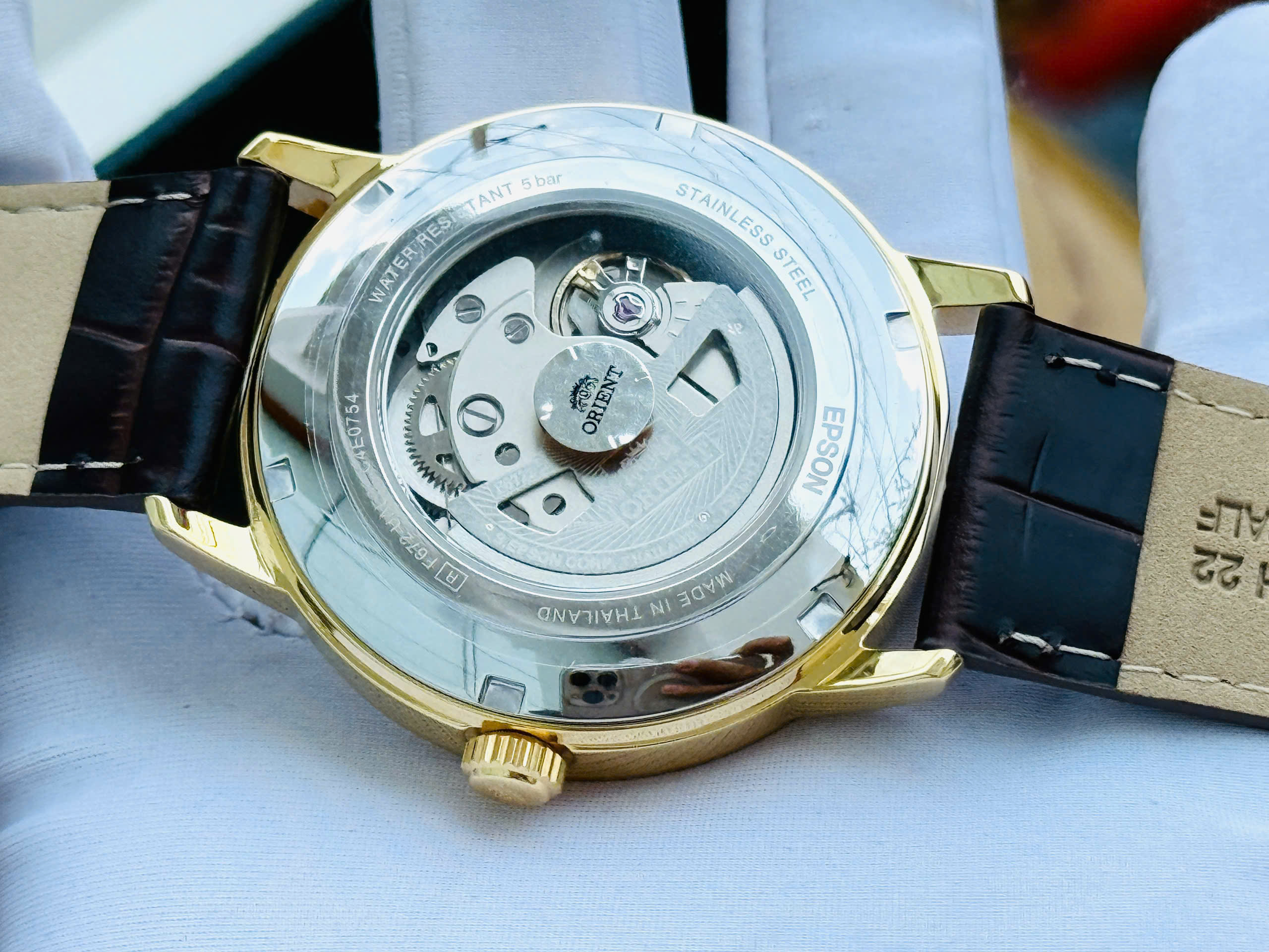 Đồng hồ nam Orient Automatic Symphony 3 RA-AC0F04S10B chính hãng 5