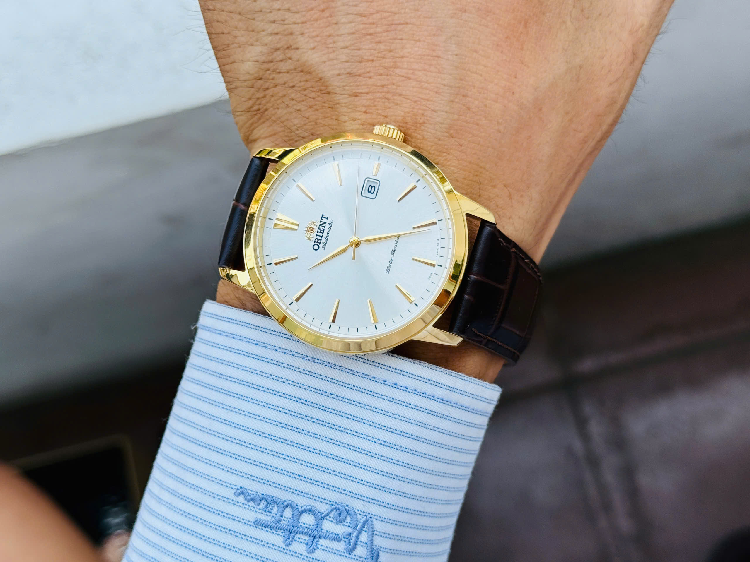 Đồng hồ nam Orient Automatic Symphony 3 RA-AC0F04S10B chính hãng 9