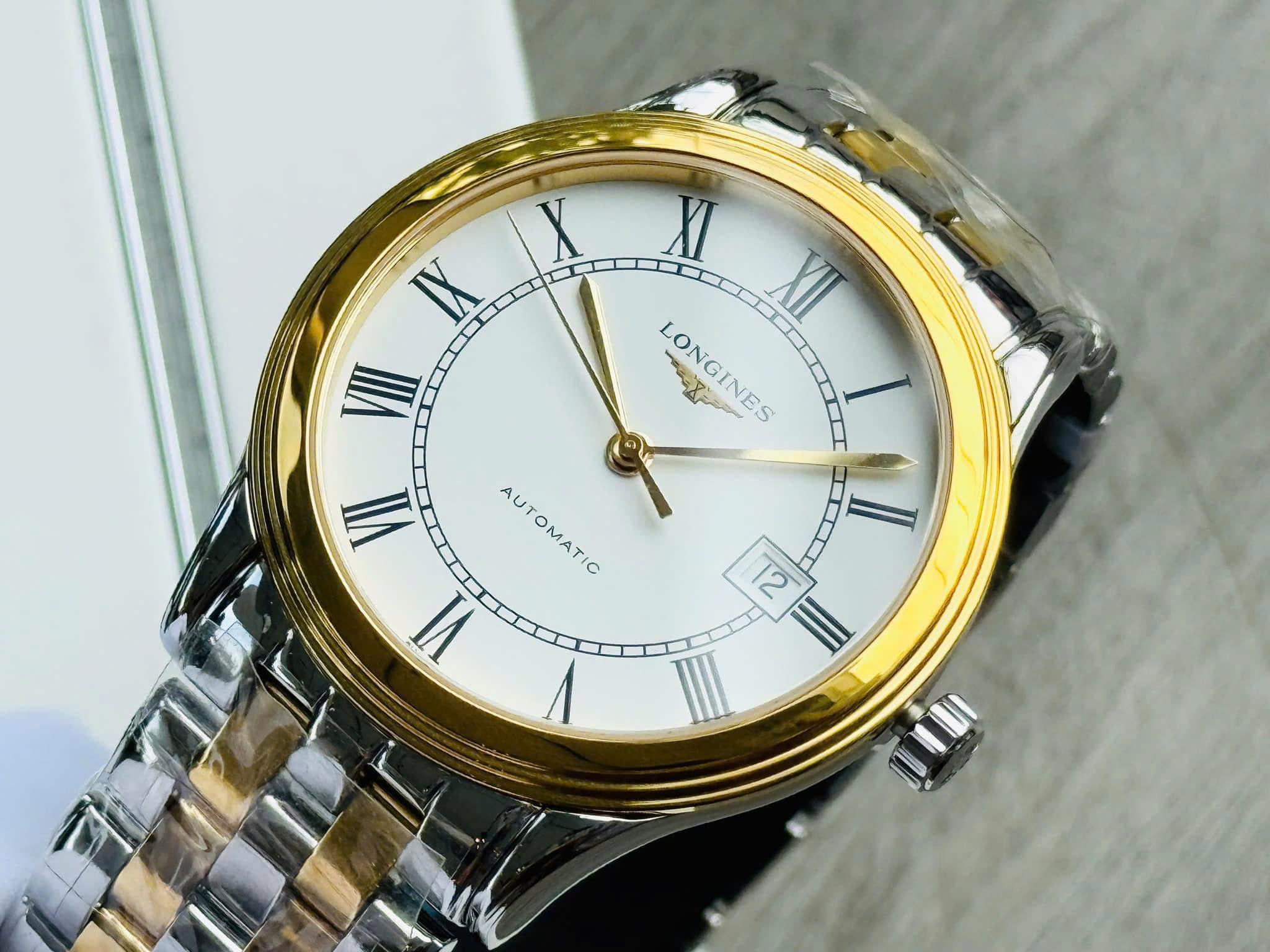 Đồng hồ nam Longines Flagship L4.984.3.21.7  chính hãng 4