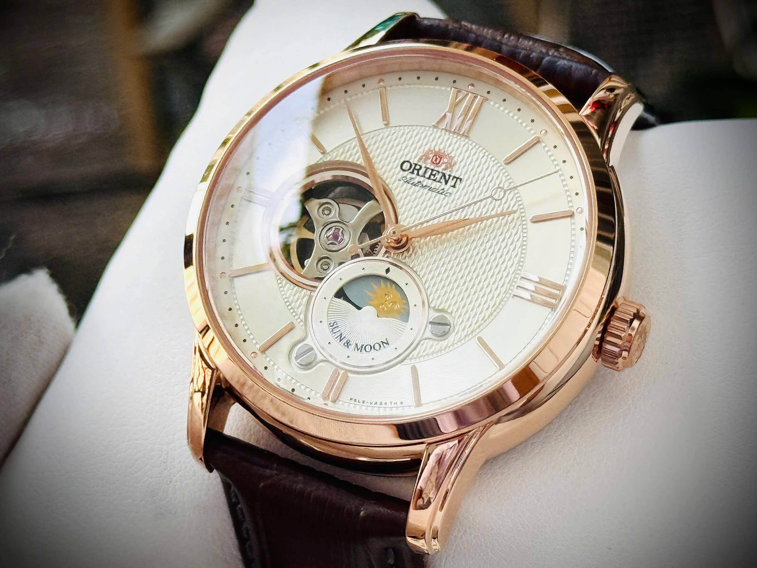 Đồng hồ nam Orient Sun and Moon Gen 4 RA-AS0009S10B chính hãng 1