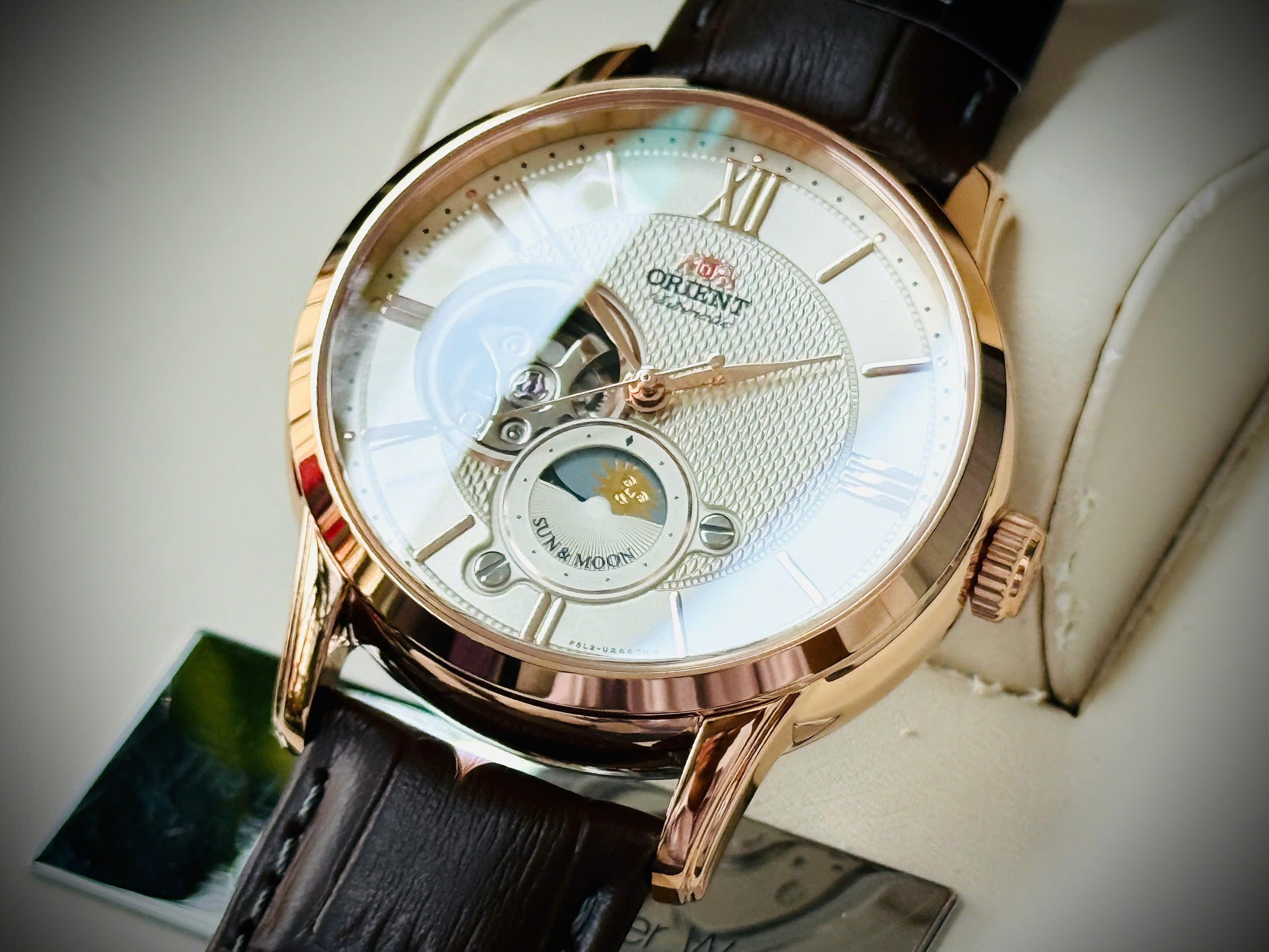 Đồng hồ nam Orient Sun and Moon Gen 4 RA-AS0009S10B chính hãng 2