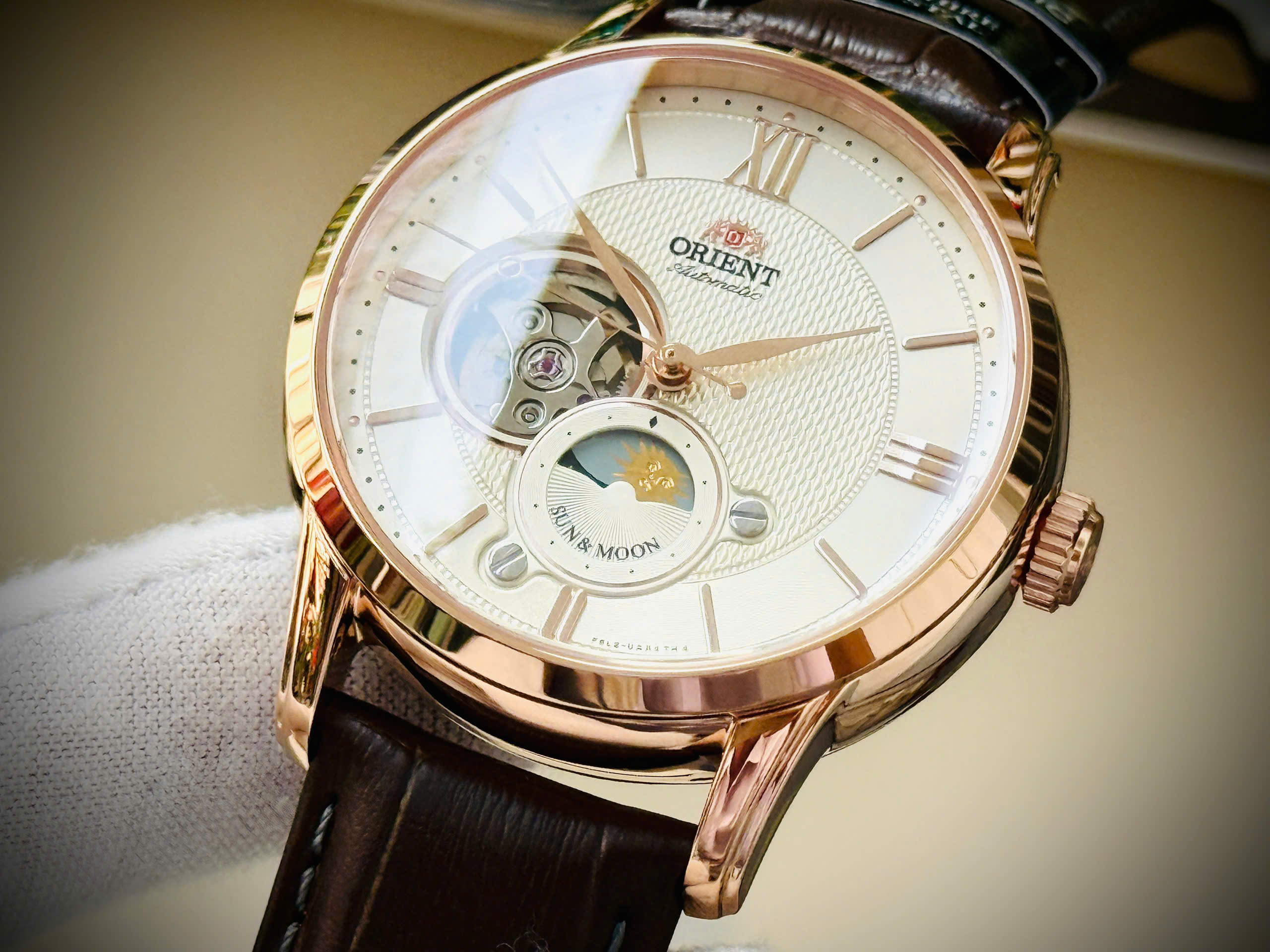 Đồng hồ nam Orient Sun and Moon Gen 4 RA-AS0009S10B chính hãng 5