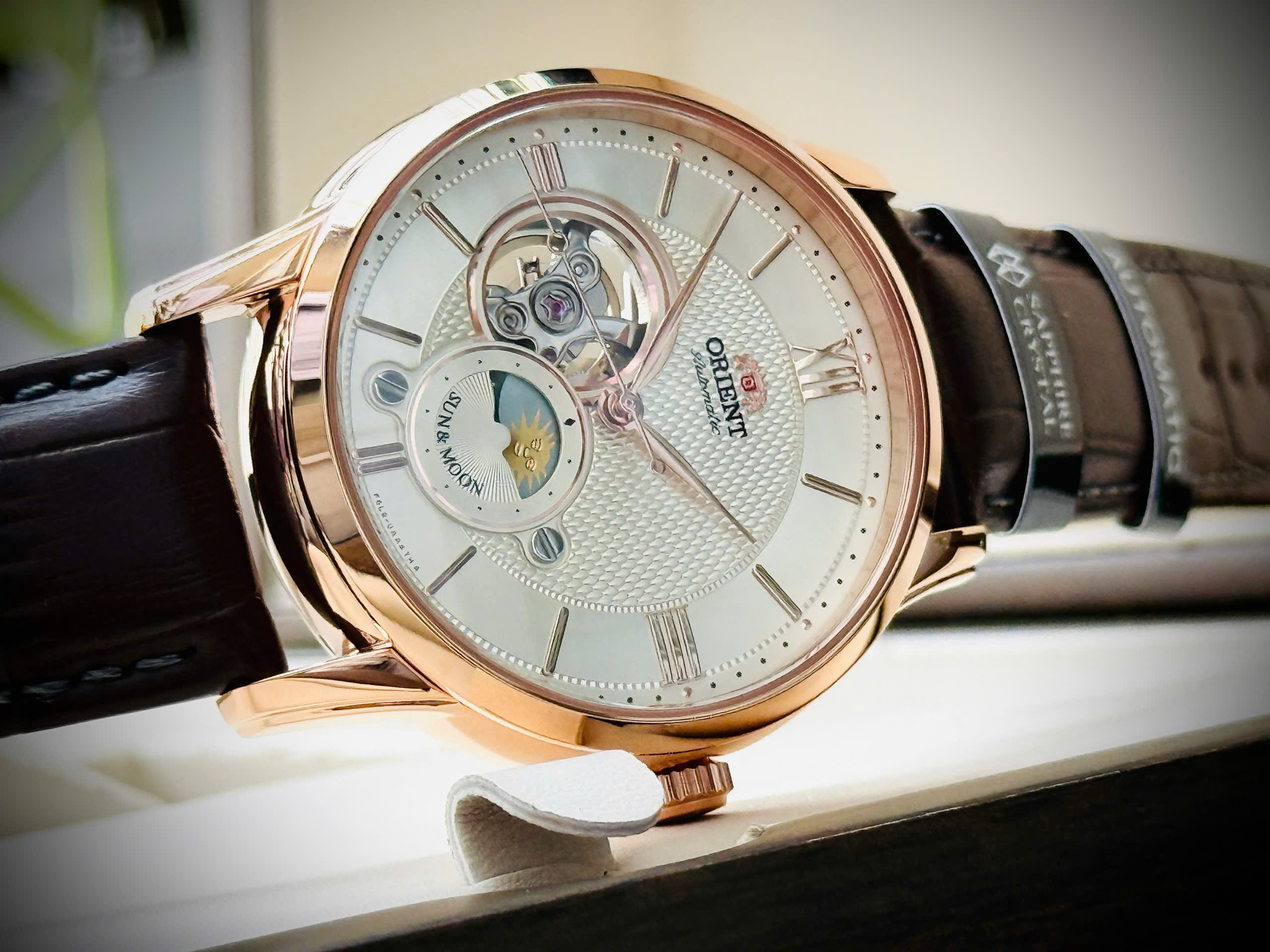 Đồng hồ nam Orient Sun and Moon Gen 4 RA-AS0009S10B chính hãng 8