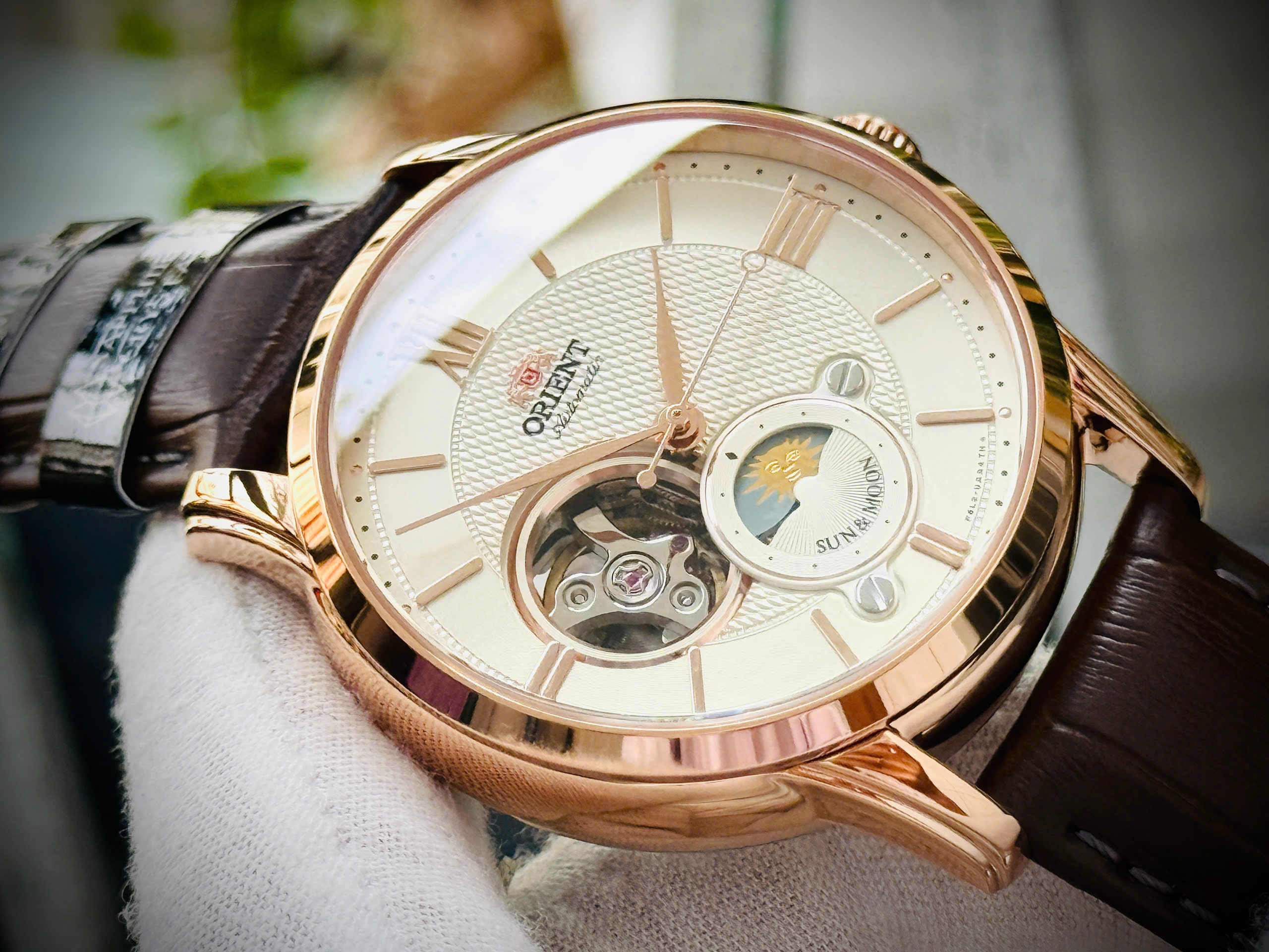 Đồng hồ nam Orient Sun and Moon Gen 4 RA-AS0009S10B chính hãng 9