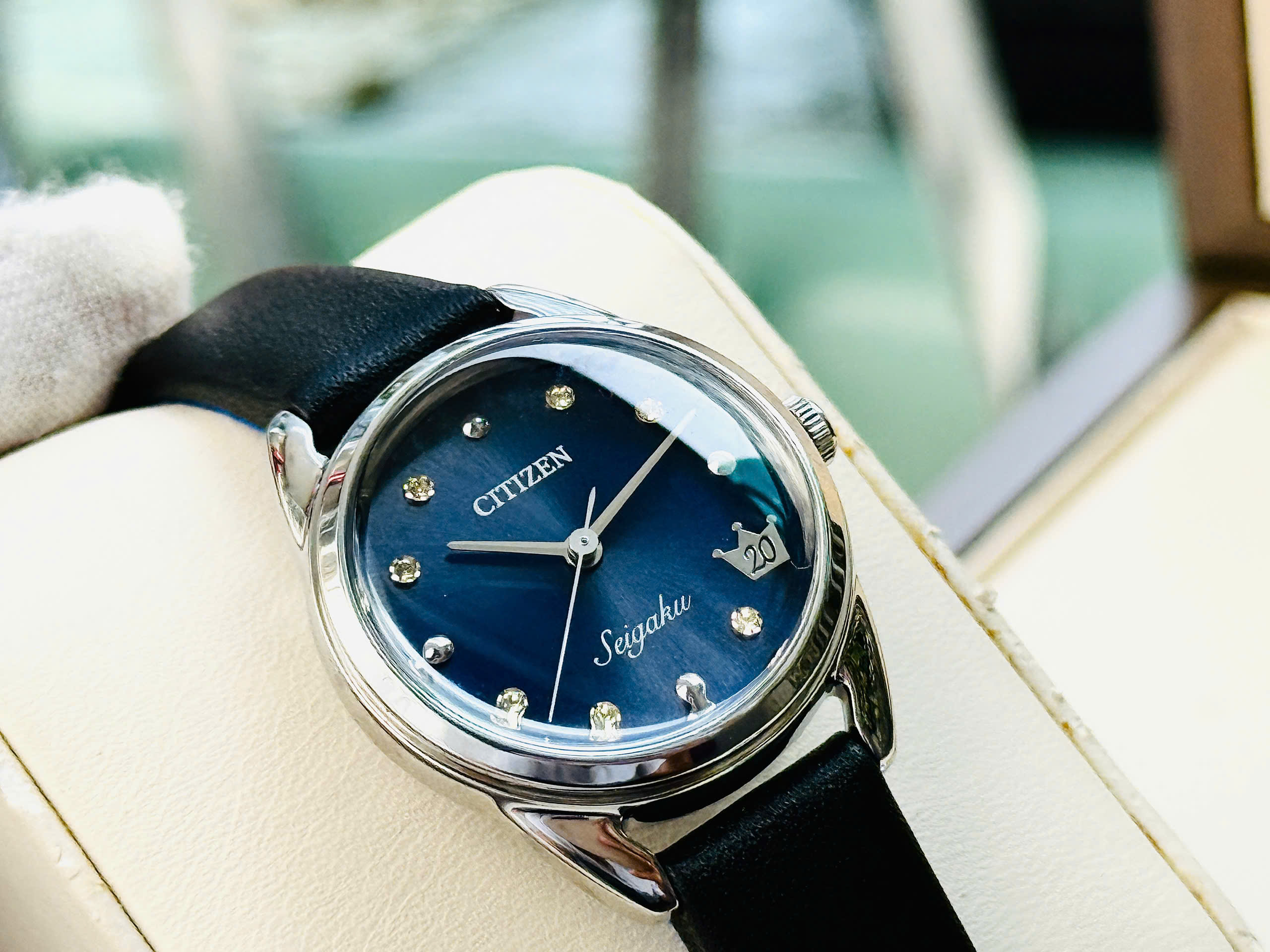 Đồng hồ nữ Citizen Seigaku Xanh Navy 2