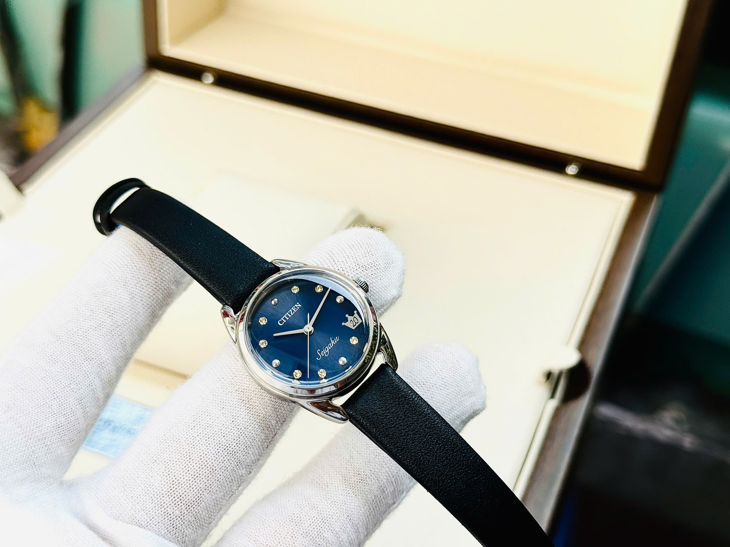Đồng hồ nữ Citizen Seigaku Xanh Navy 3