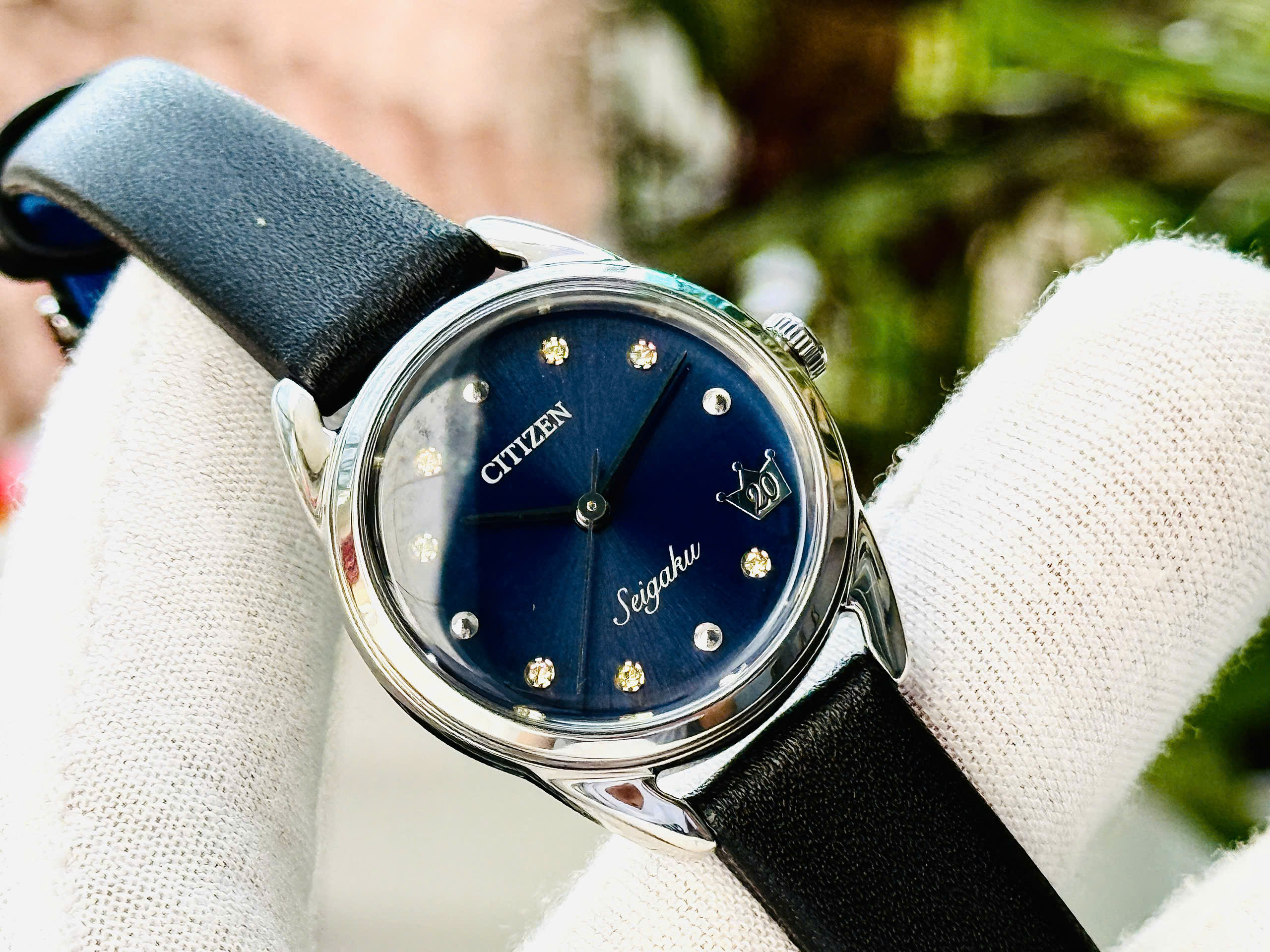 Đồng hồ nữ Citizen Seigaku Xanh Navy 4