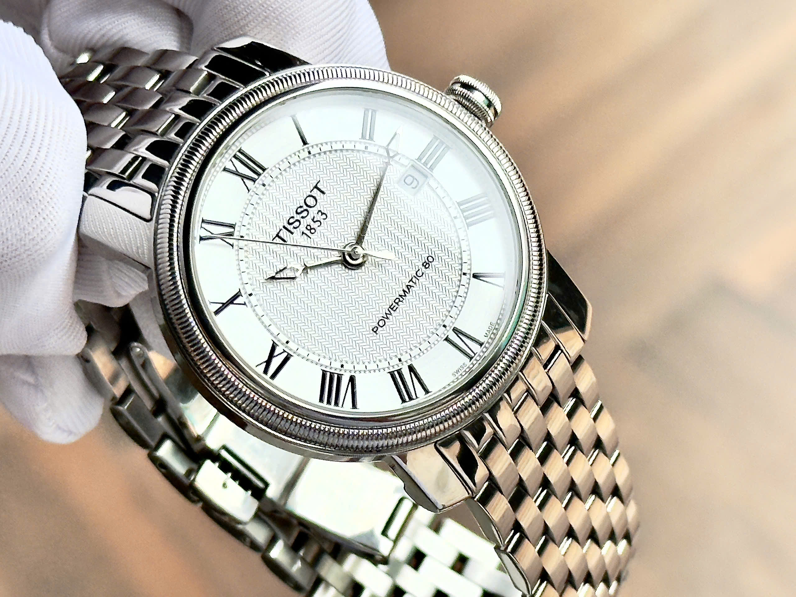 Đồng hồ nam Tissot Bridgeport Automatic T045.407.11.033.00 QSD 7