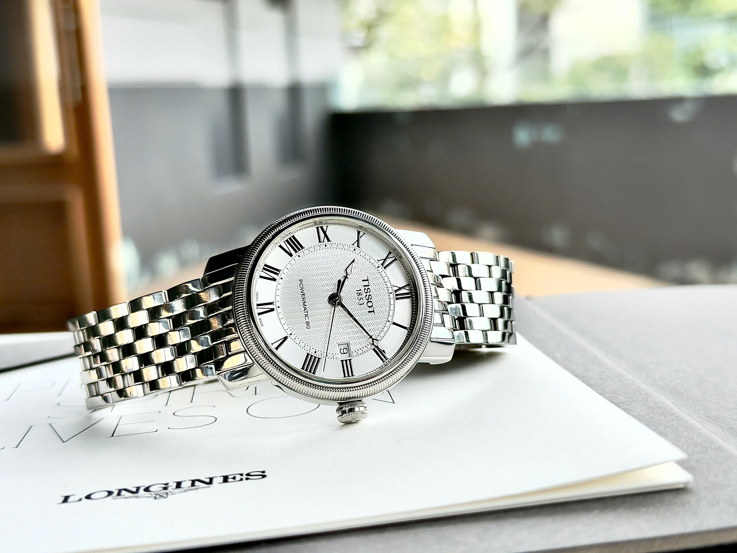 Đồng hồ nam Tissot Bridgeport Automatic T045.407.11.033.00 QSD 9