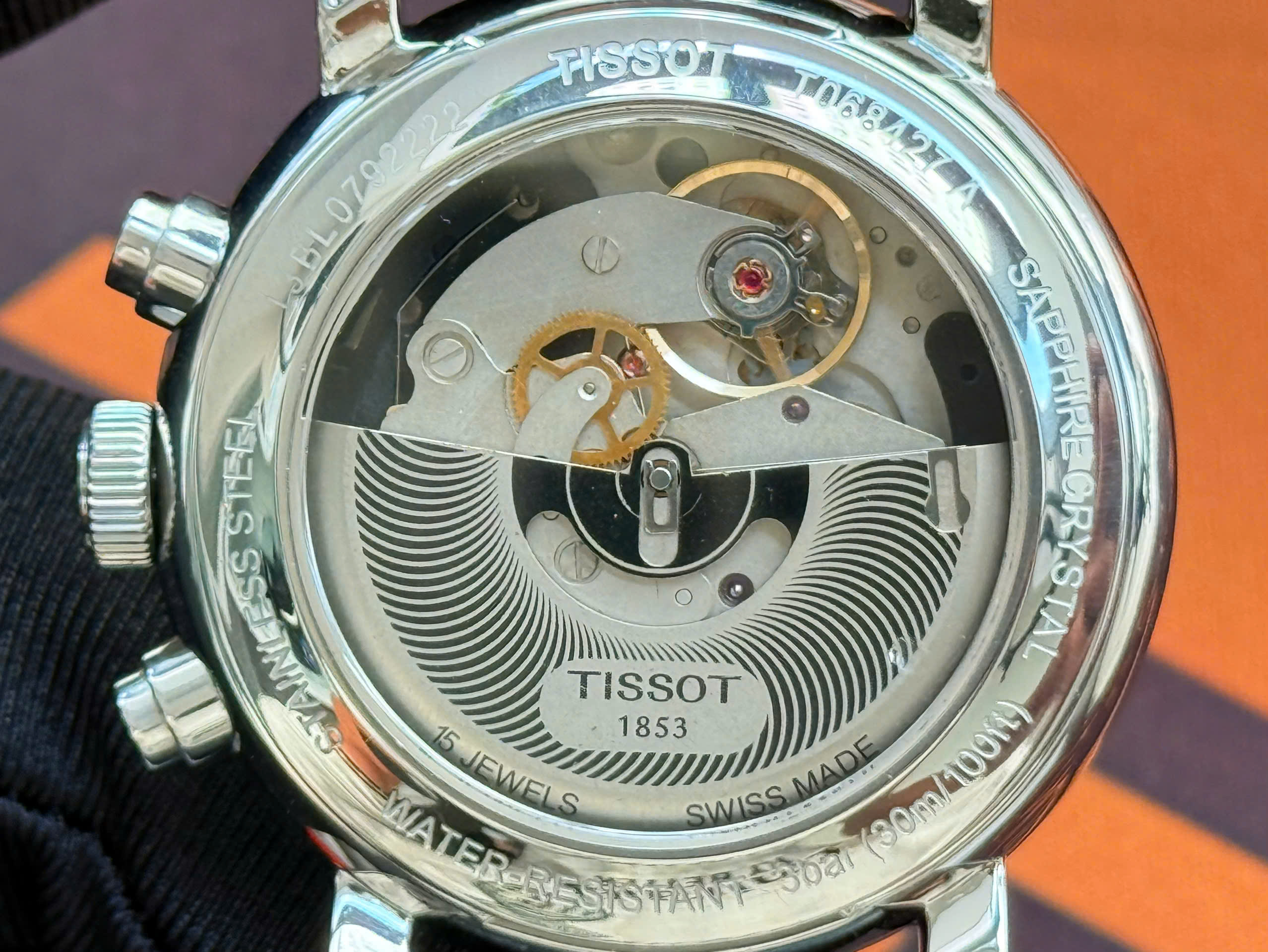 Đồng hồ nam Tissot Carson Chronograph Automatic T068.427.16.011.00 QSD 8