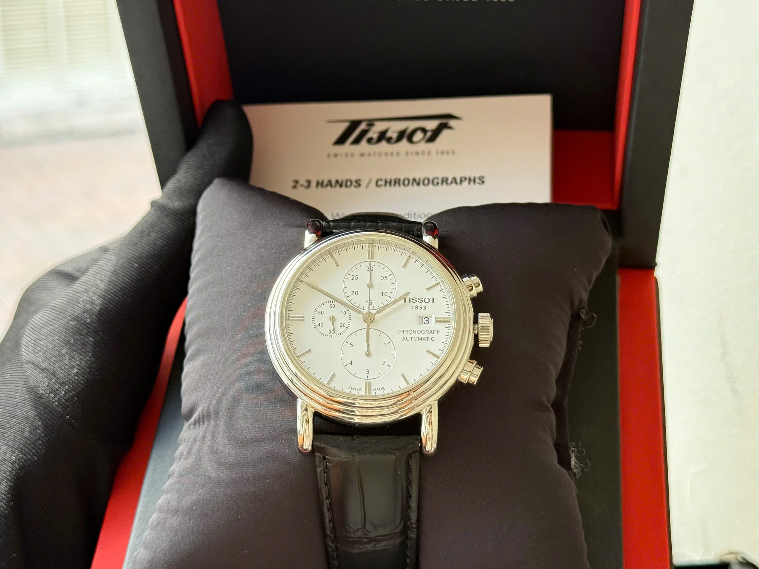 Đồng hồ nam Tissot Carson Chronograph Automatic T068.427.16.011.00 QSD 10