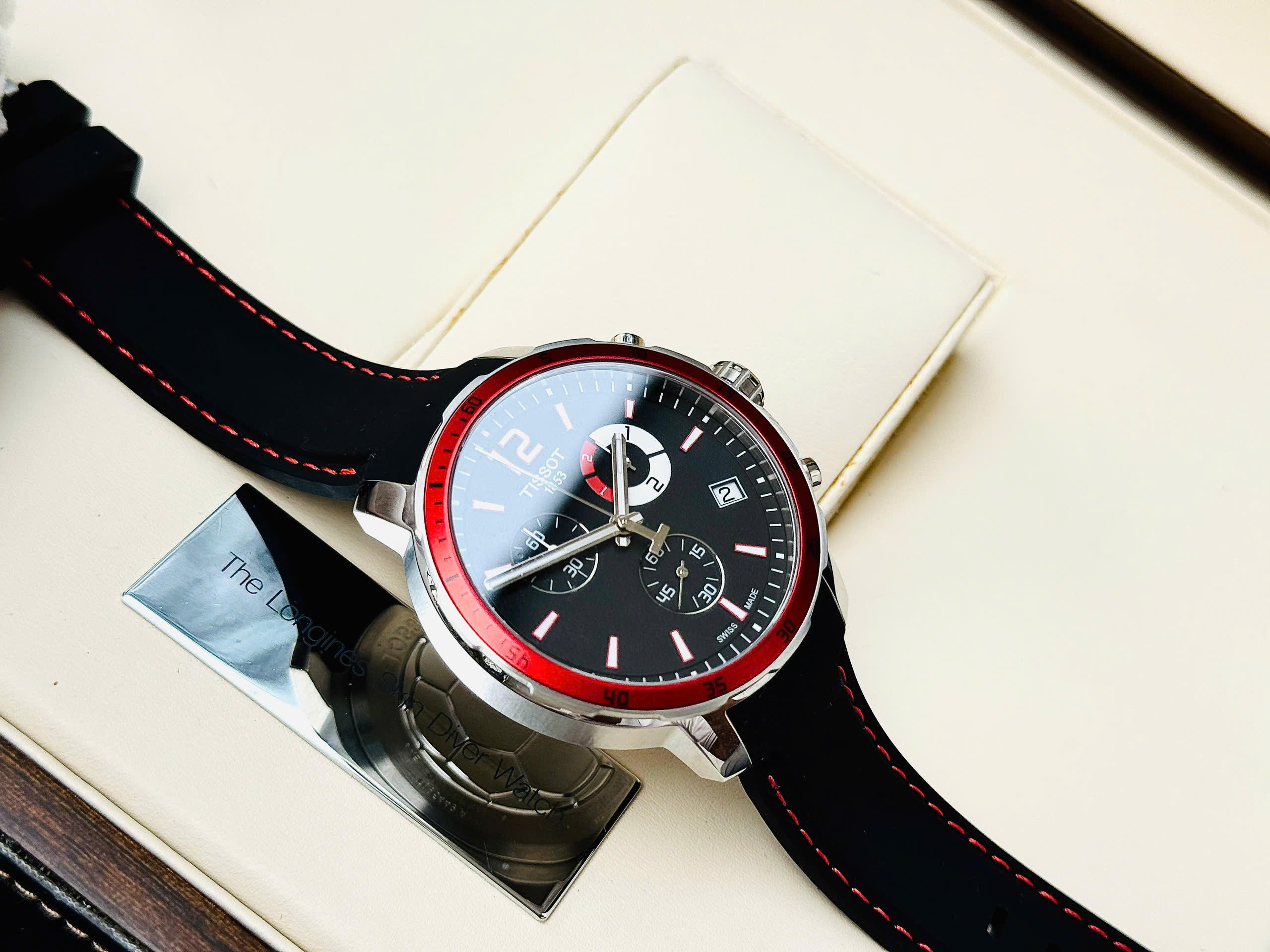 TISSOT QUICKSTER Chrono Football T095.449.17.057.01 Chính hãng 3