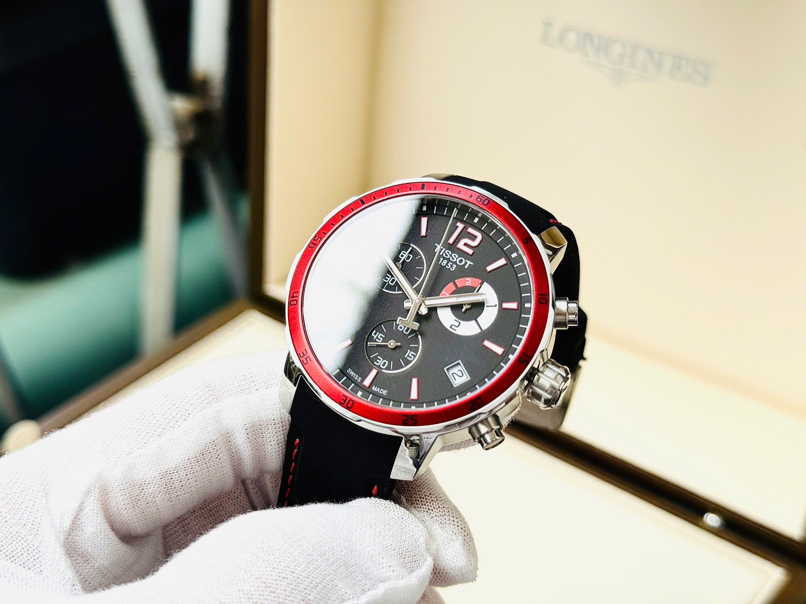 TISSOT QUICKSTER Chrono Football T095.449.17.057.01 Chính hãng 4