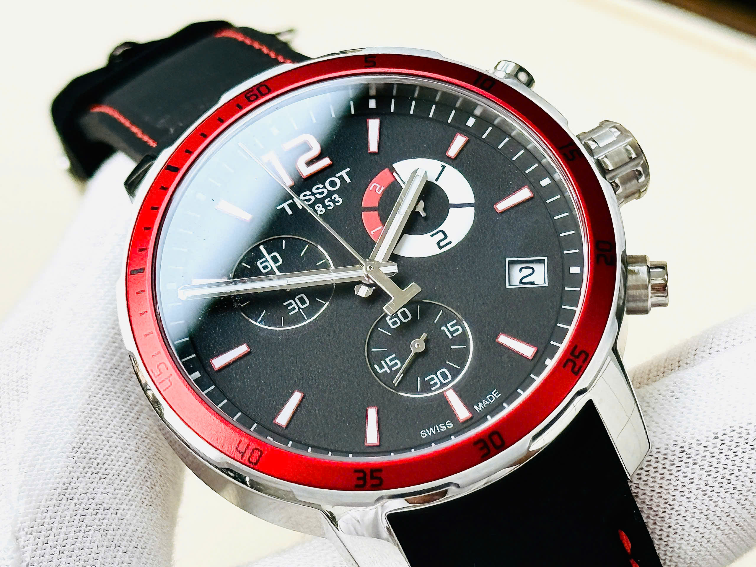 TISSOT QUICKSTER Chrono Football T095.449.17.057.01 Chính hãng 5