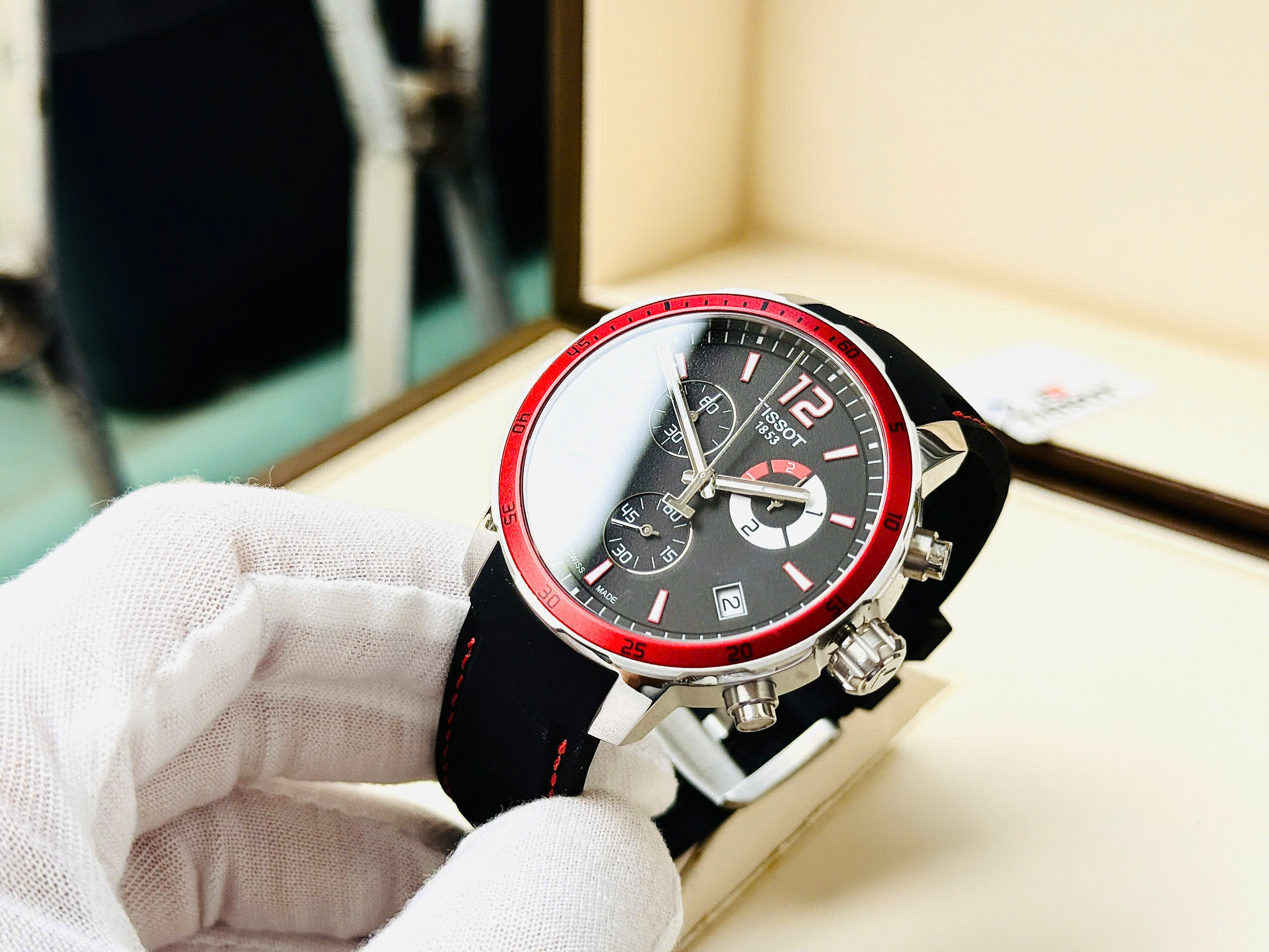 TISSOT QUICKSTER Chrono Football T095.449.17.057.01 Chính hãng 6