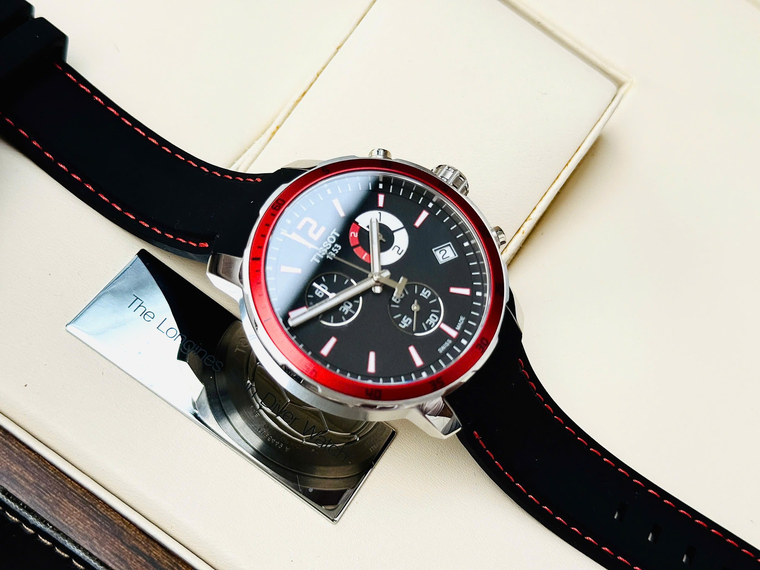 TISSOT QUICKSTER Chrono Football T095.449.17.057.01 Chính hãng 9