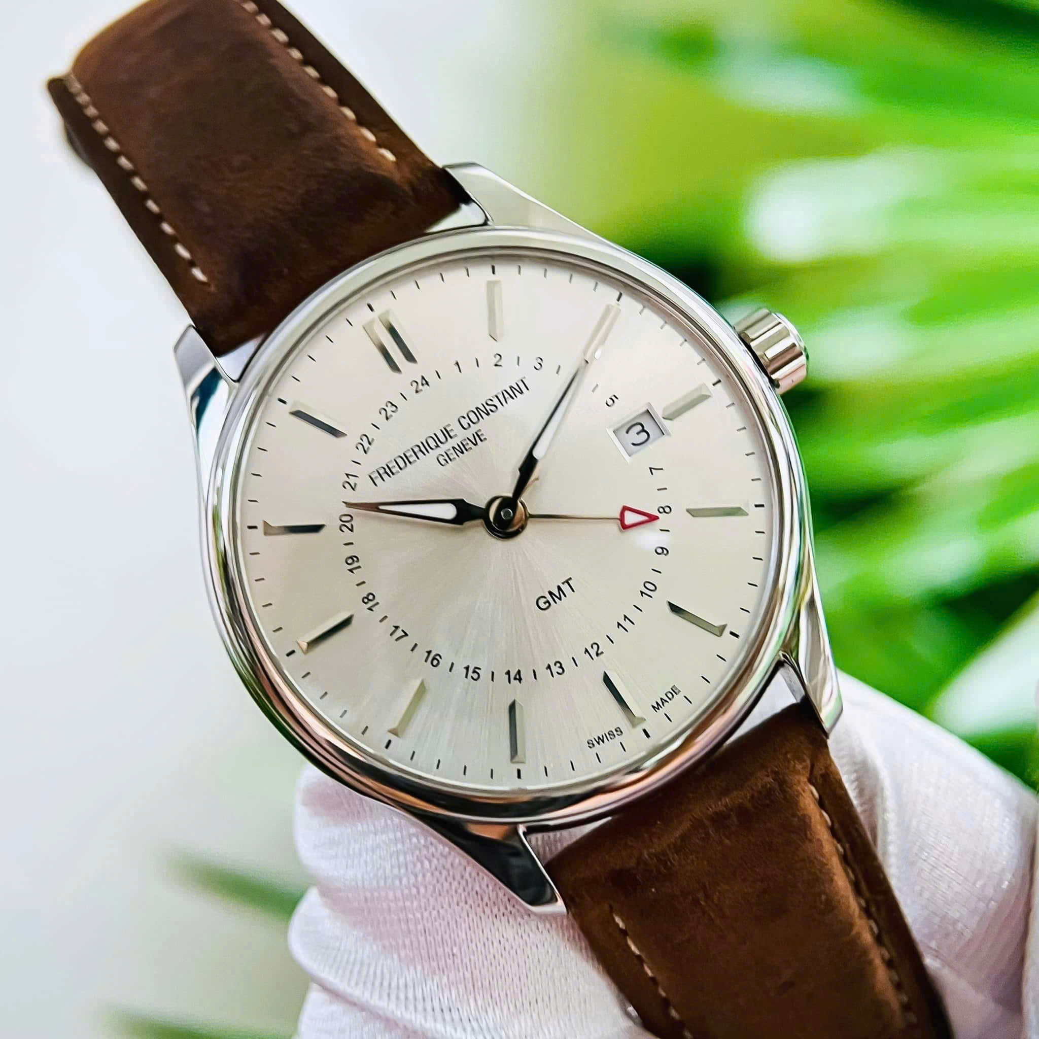 Đồng Hồ Nam Frederique Constant Classic GMT FC-252SS5B6 Like New 4