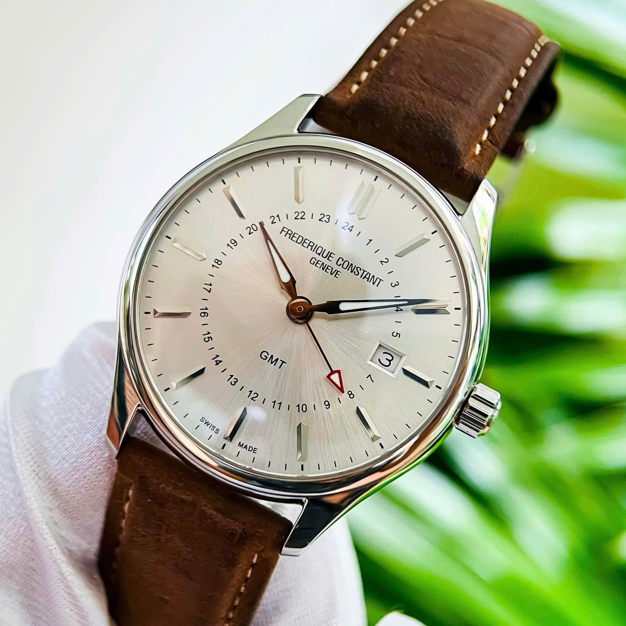 Đồng Hồ Nam Frederique Constant Classic GMT FC-252SS5B6 Like New 6