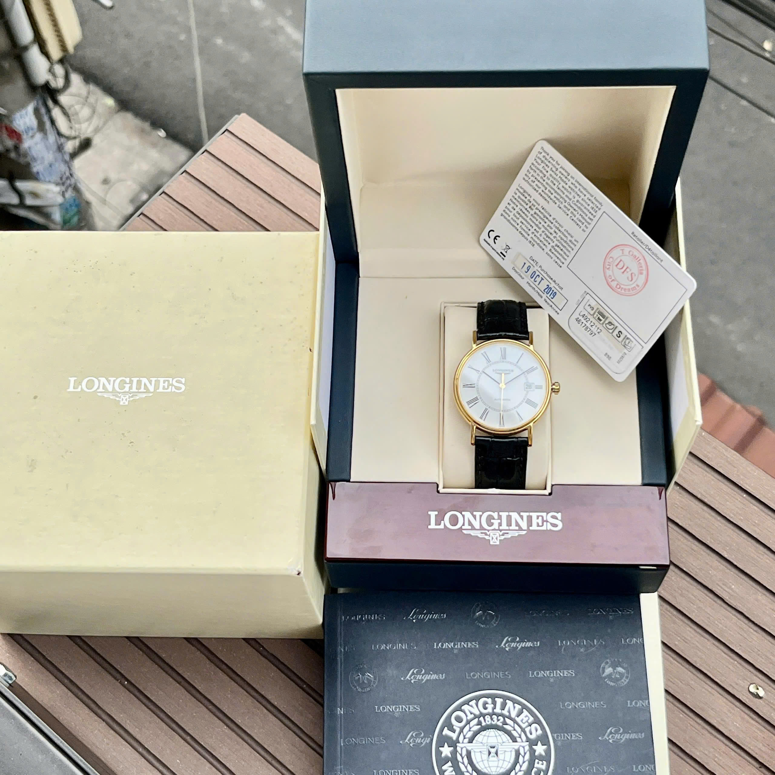 Đồng Hồ Nam Longines Presence L4.921.2.11.2 QSD 4