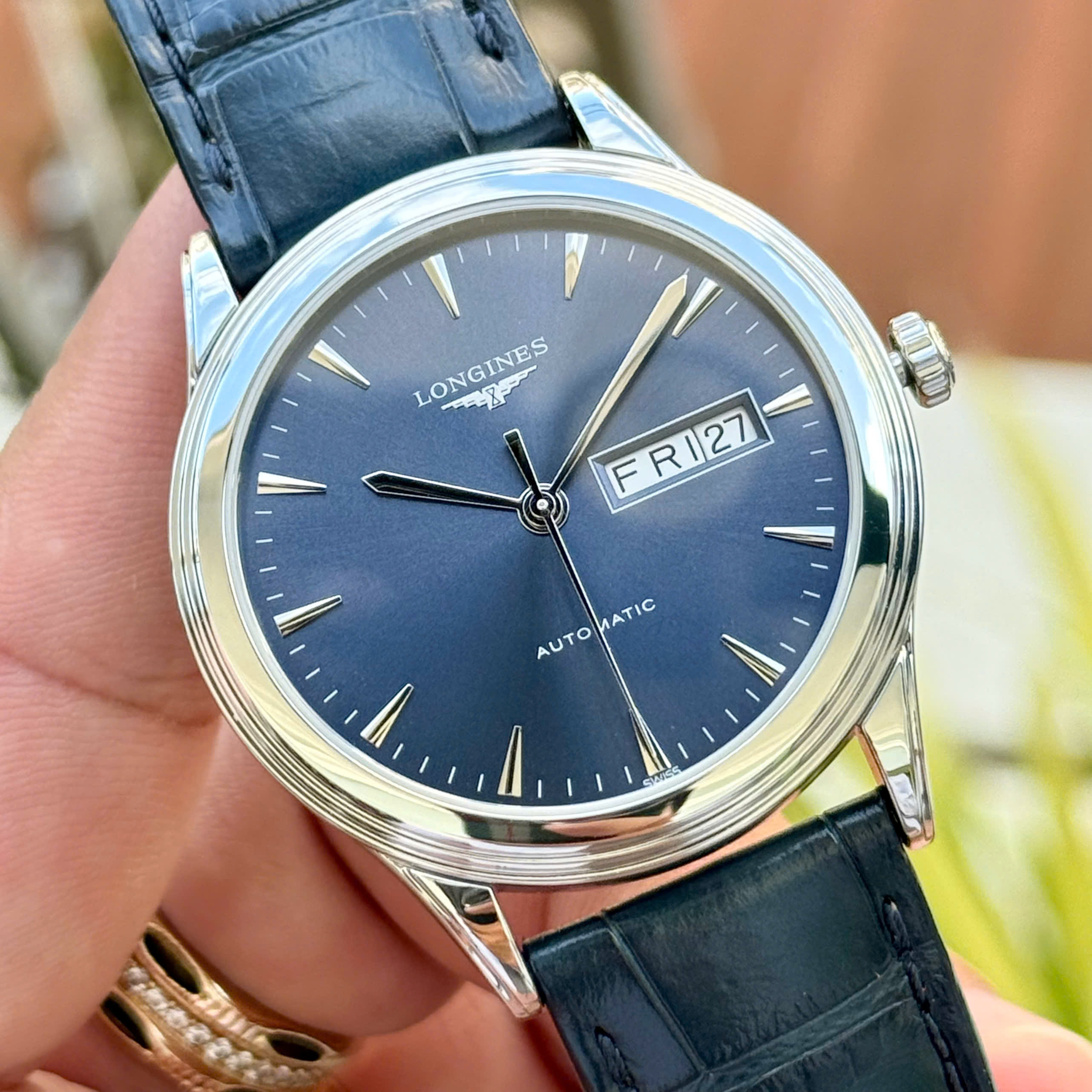 Đồng Hồ Nam Longines Flagship L4.899.4.92.2 QSD 1