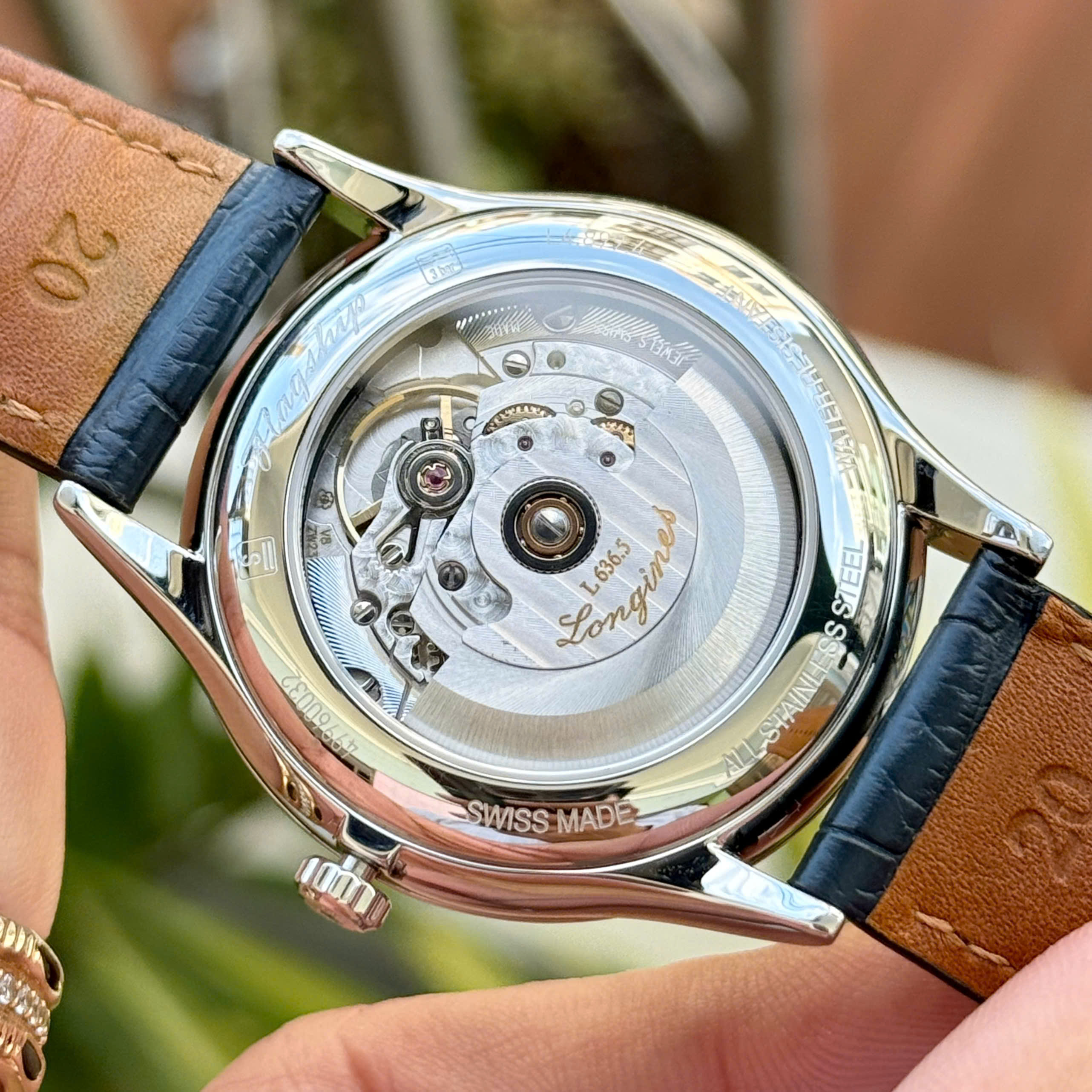 Đồng Hồ Nam Longines Flagship L4.899.4.92.2 QSD 3