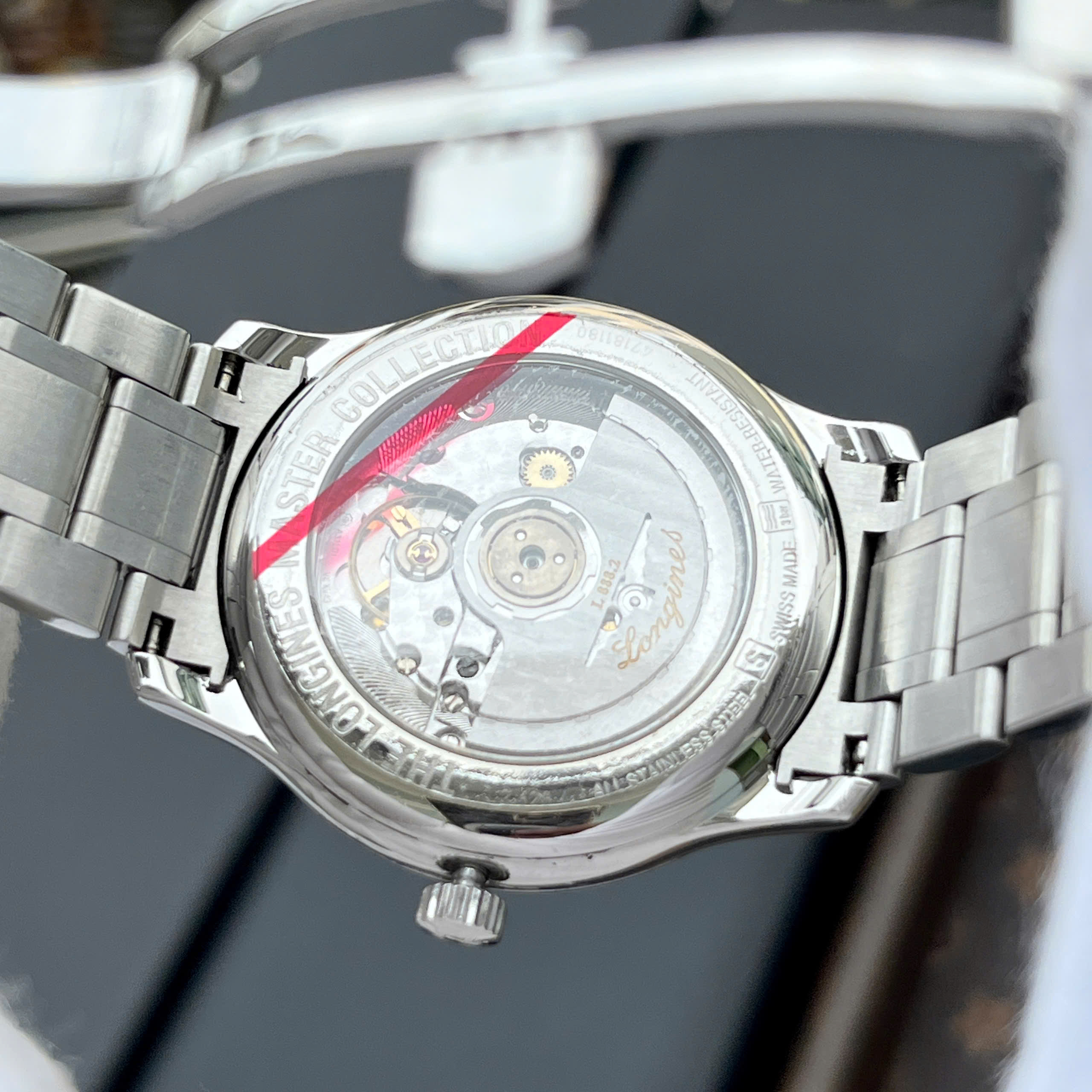 Đồng Hồ Nam Longines Master Collection Diamond L2.628.4.57.6 QSD 4