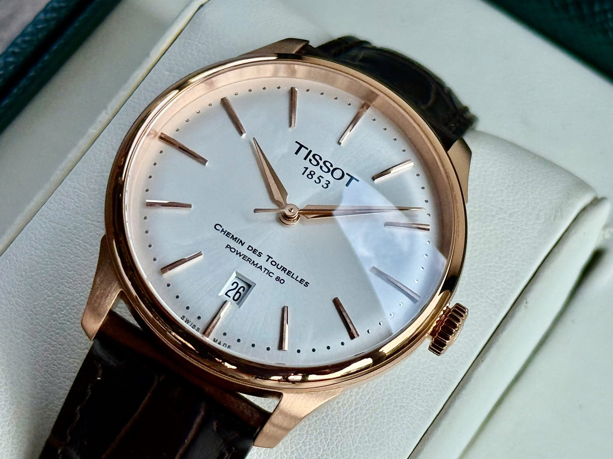 Đồng Hồ Nam Tissot Chemin Des Tourelles Powermatic 80 T139.807.36.031.00 Chính Hãng 7